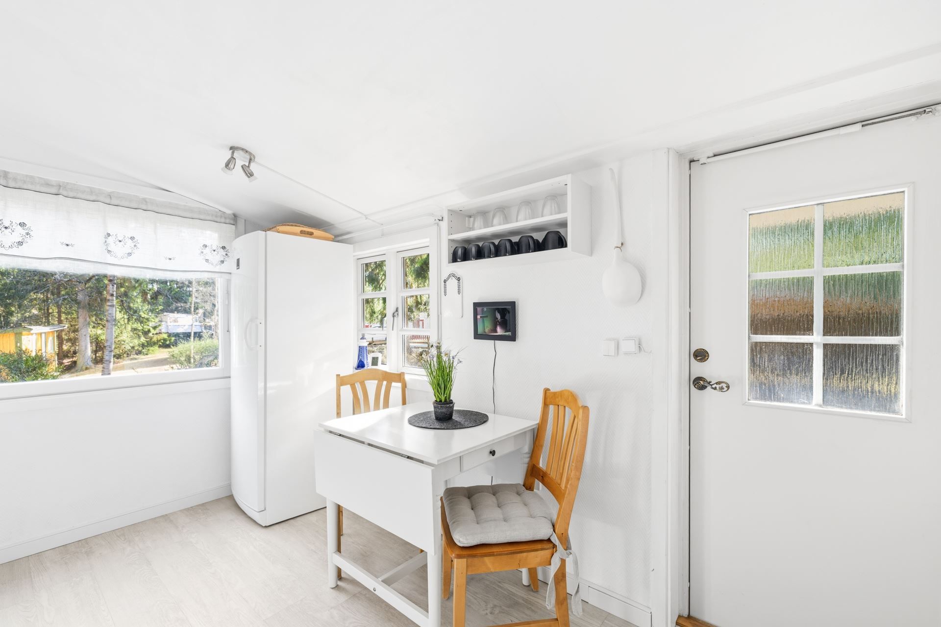 Plats för litet köksbord