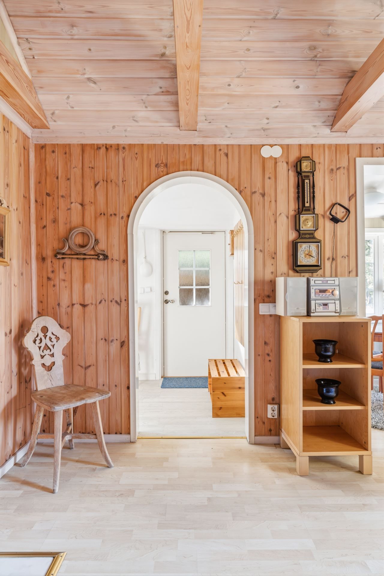 Öppning från köket ut till allrummet