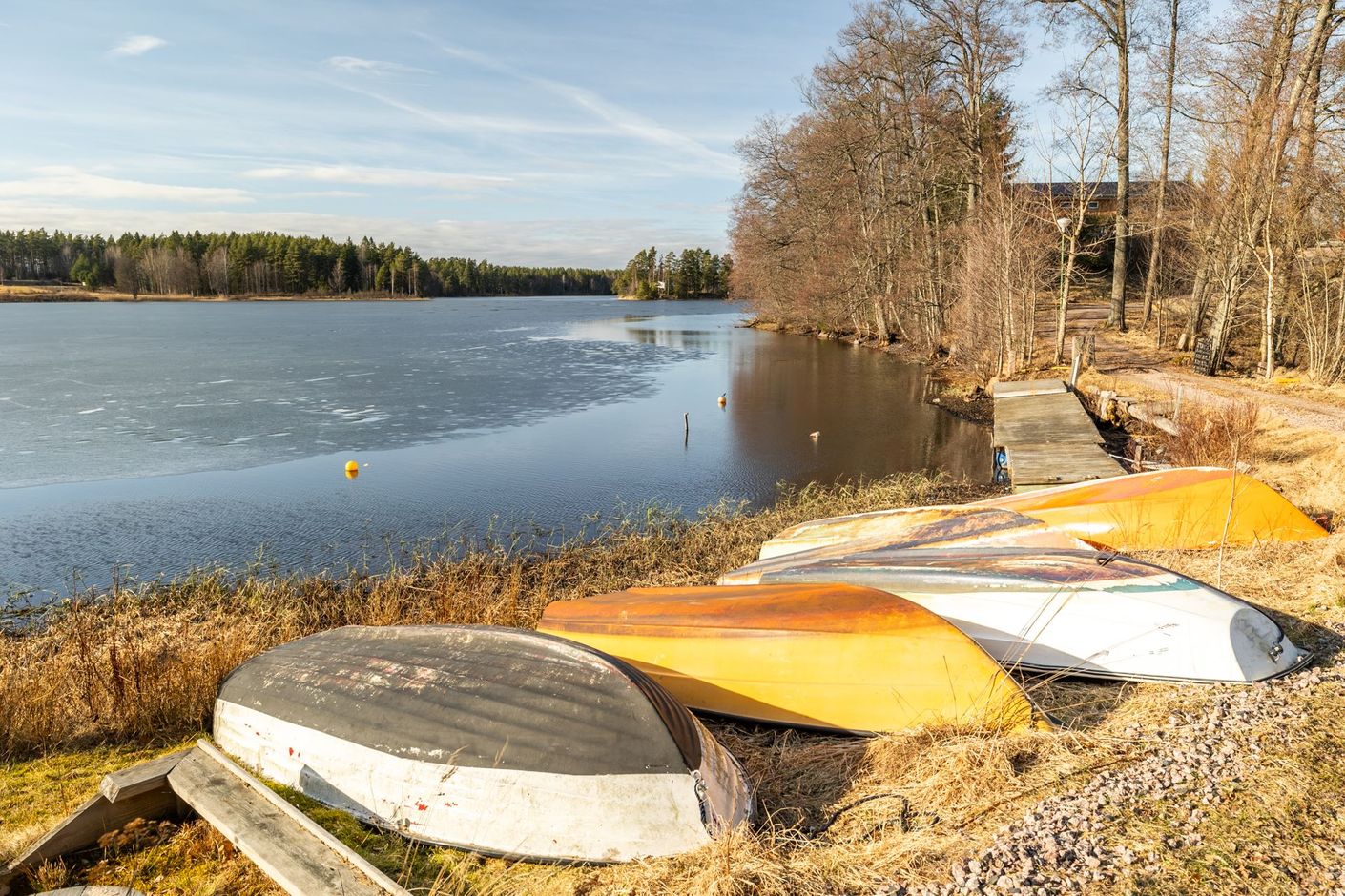 Endast några minuters gångavstånd till sjön