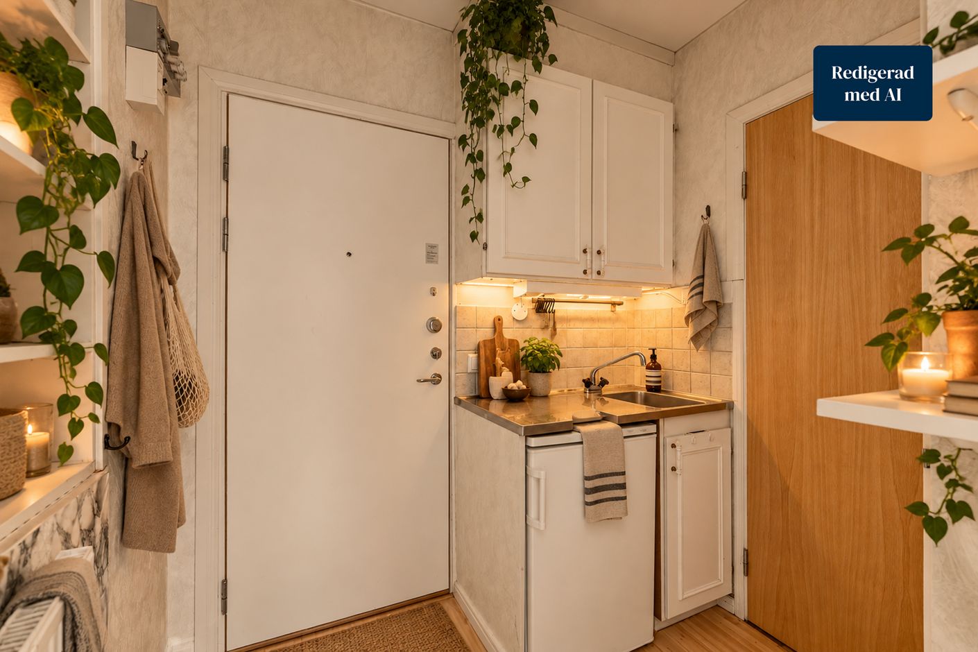 Gånglåten 27 lilla uthyrningsdelen AI stylad bild