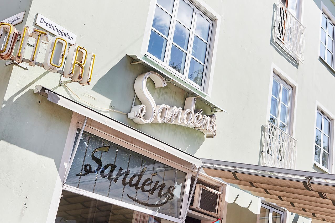 Ett par kvarter från Sandéns Konditori