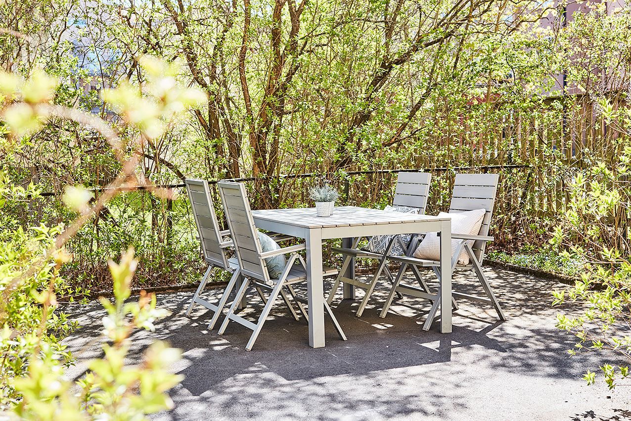 Gemensam uteplats att nyttja för dig som boende