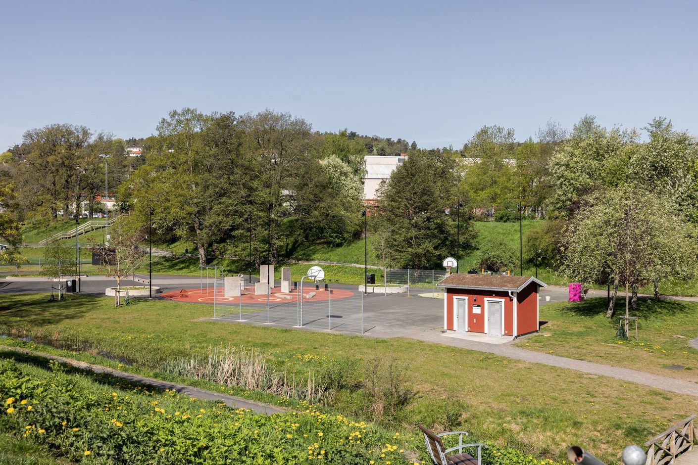 Närhet till parknära miljö Friaredalen och Stadsparken