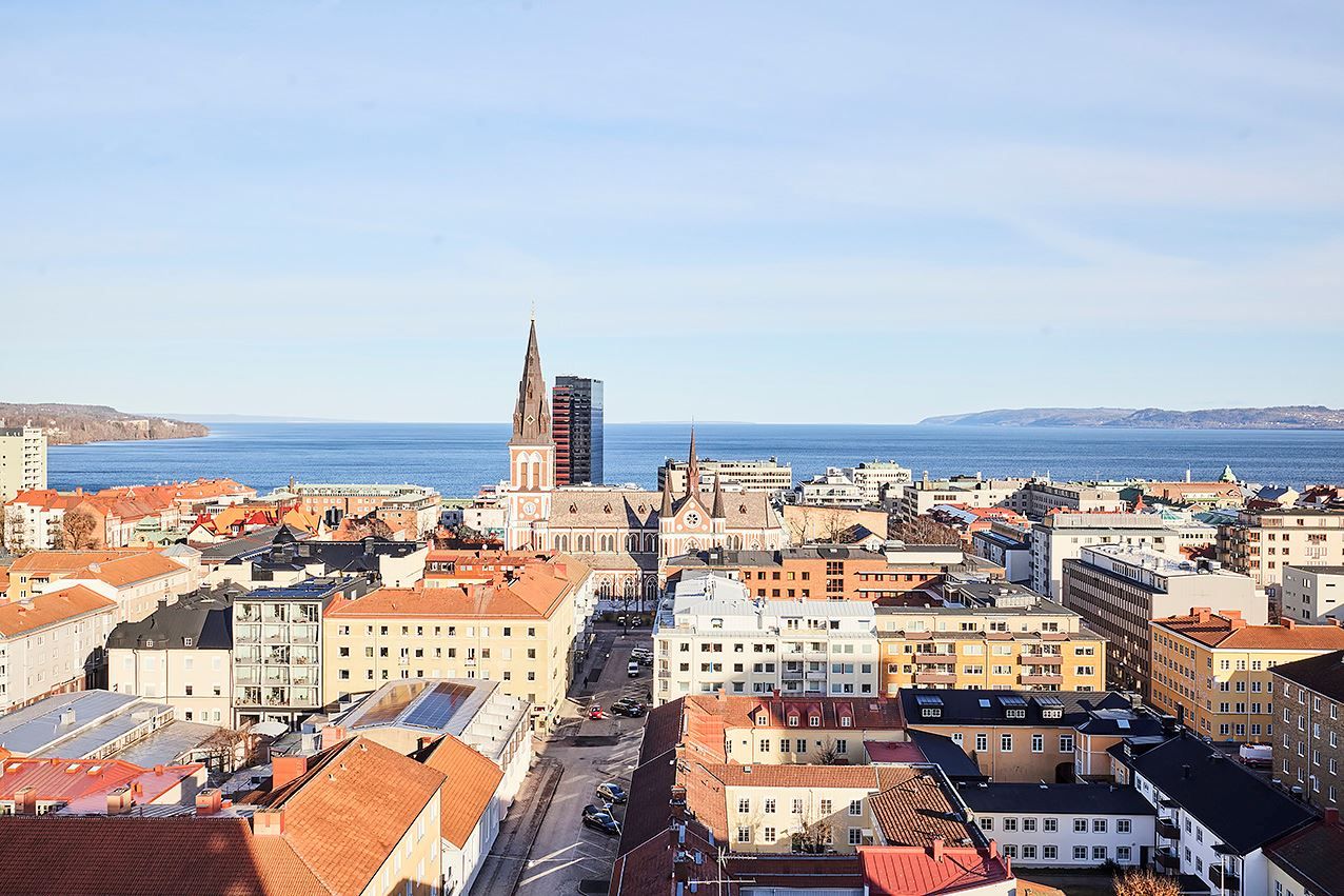 Utsikt från takterrass