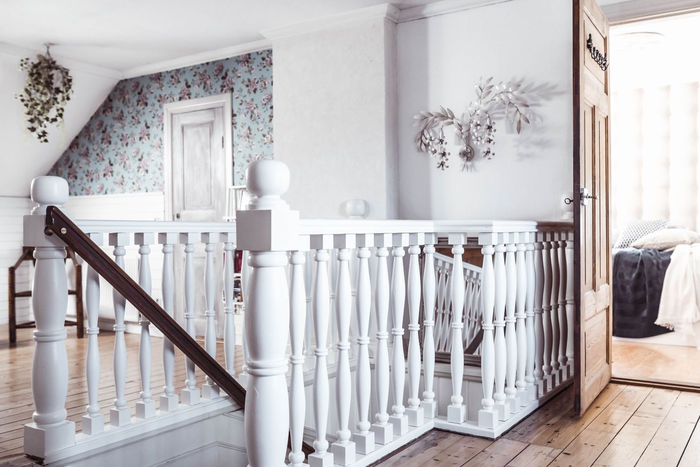 Trappa upp mot övreplan