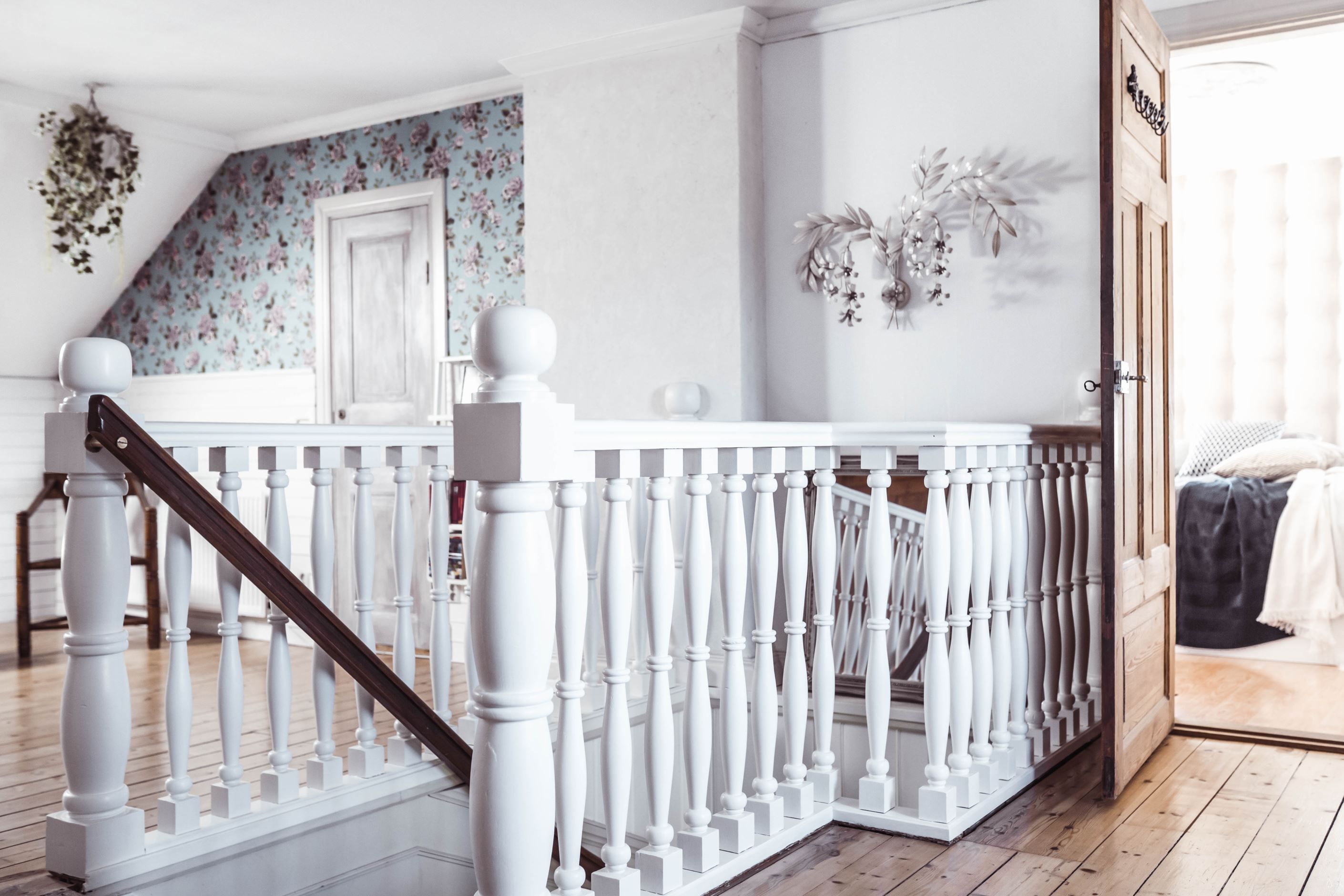 Trappa upp mot övreplan