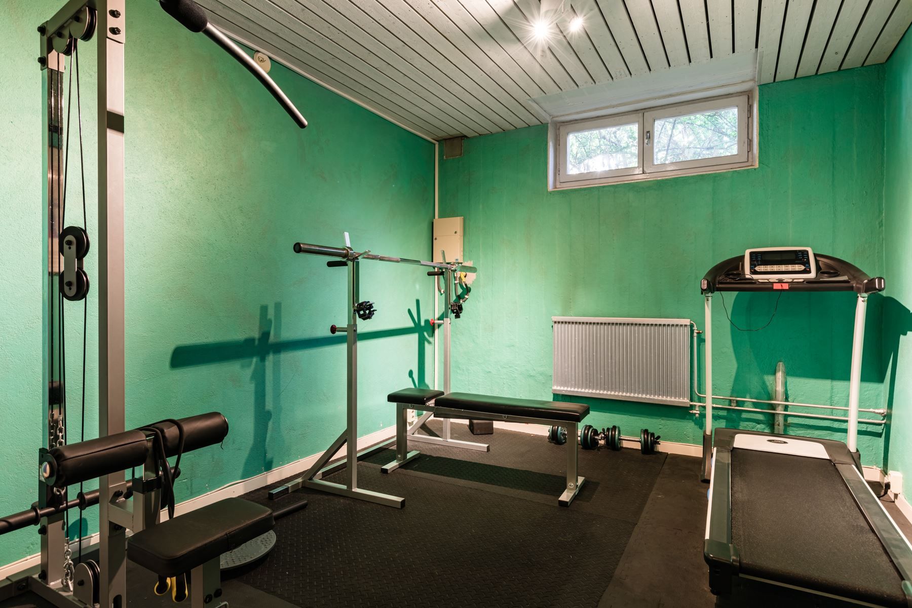 Föreningens ena gym.