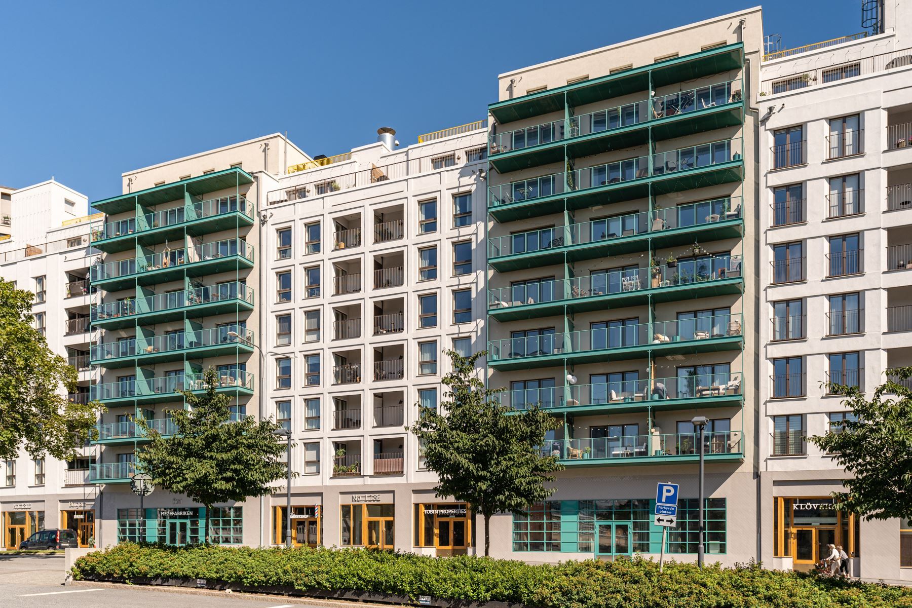 Fasad via Ekensbergsvägen