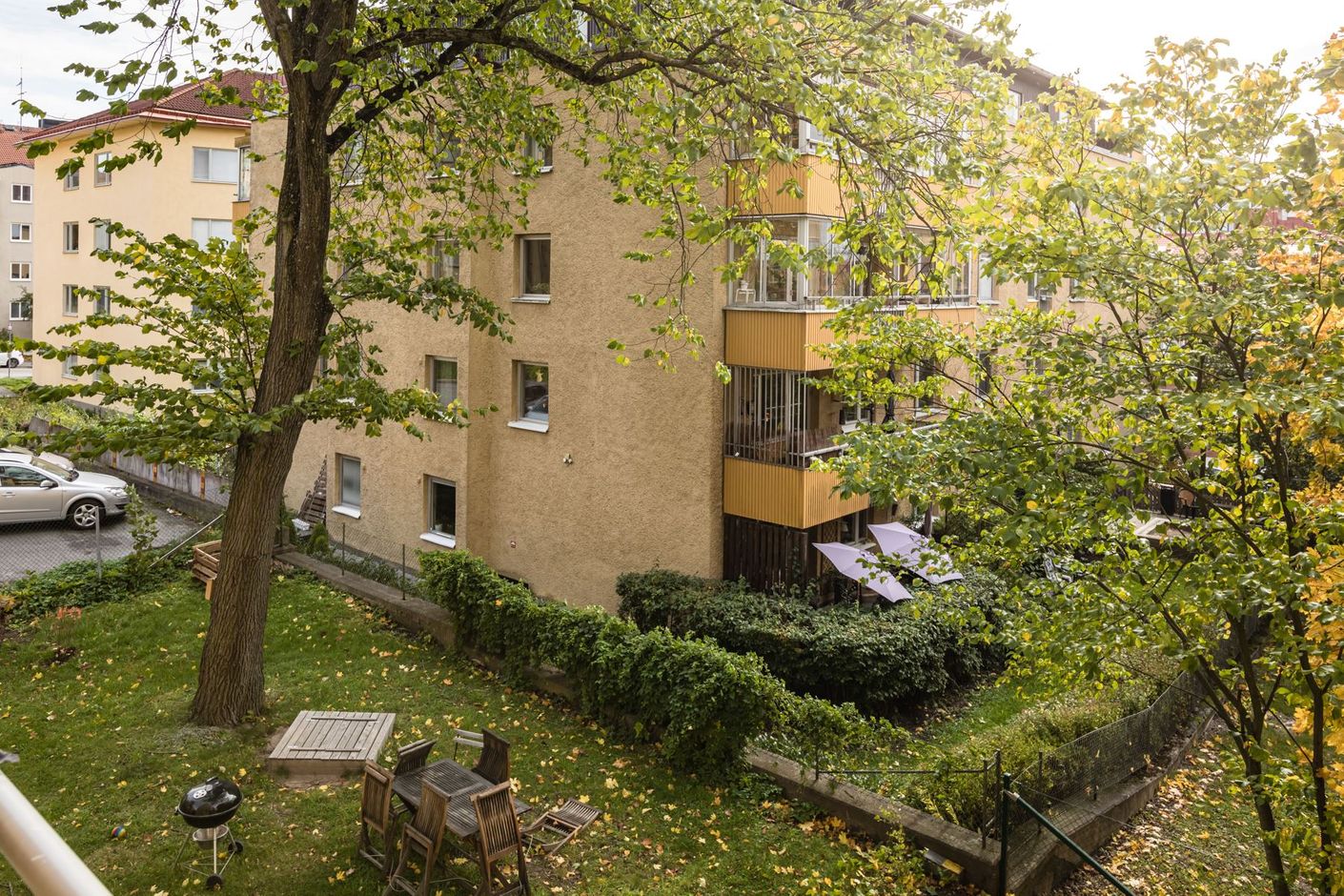 Innergård och fasad