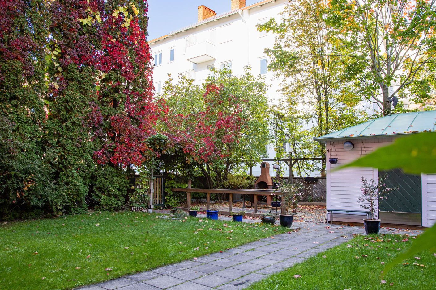 Vackra innergården
