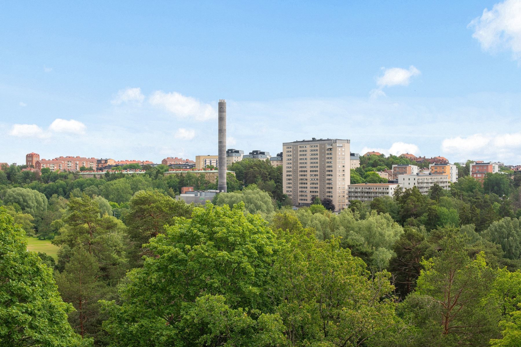 Utsikt från balkong