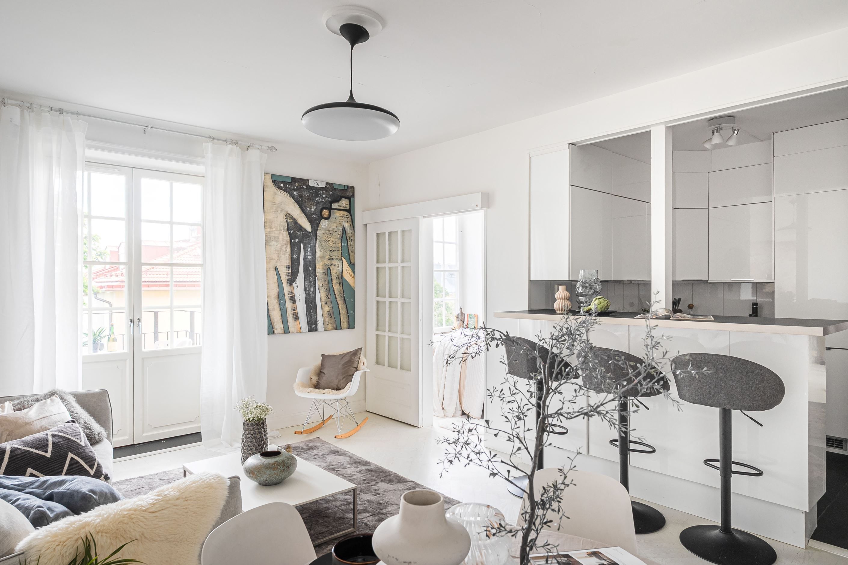 Matplats och vardagsrum