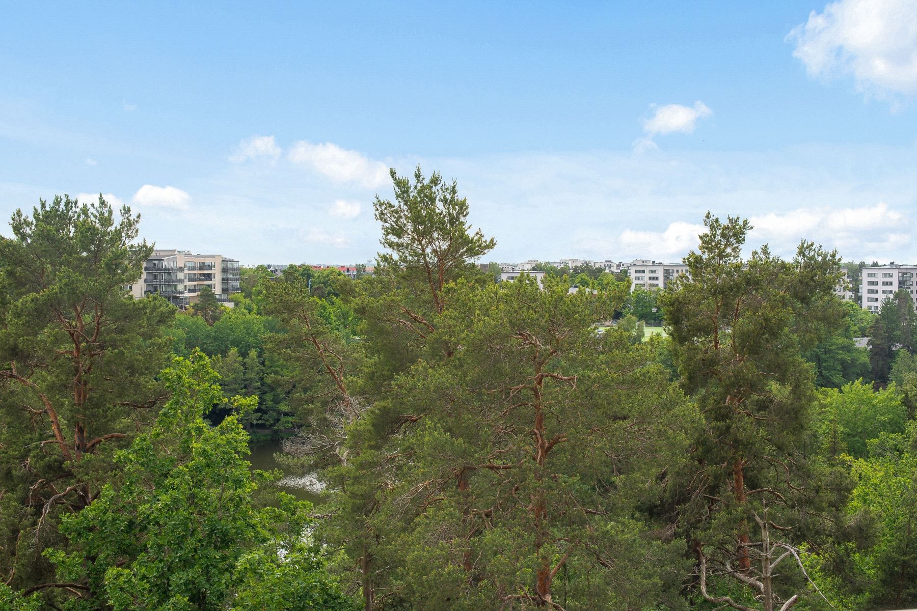 Utsikt från balkong