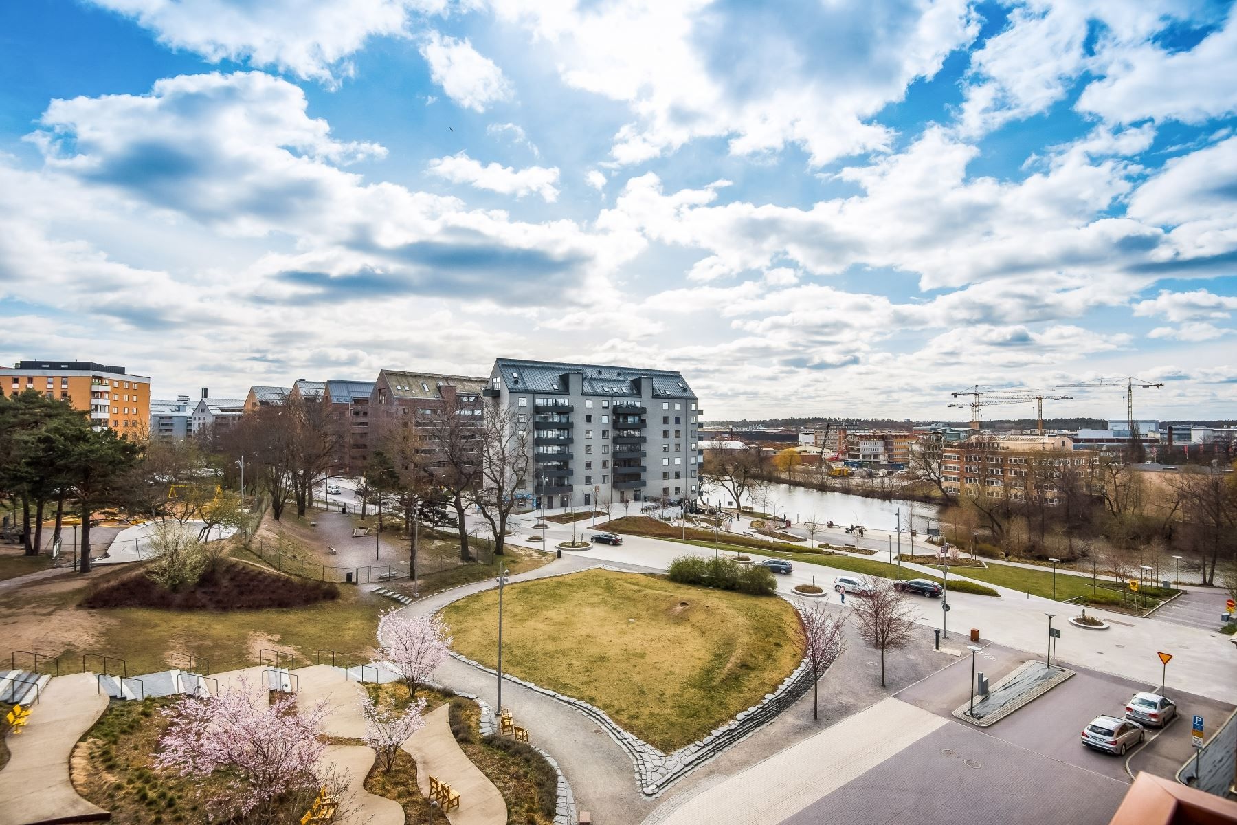 Utsikt även mot populära Strandpromenaden