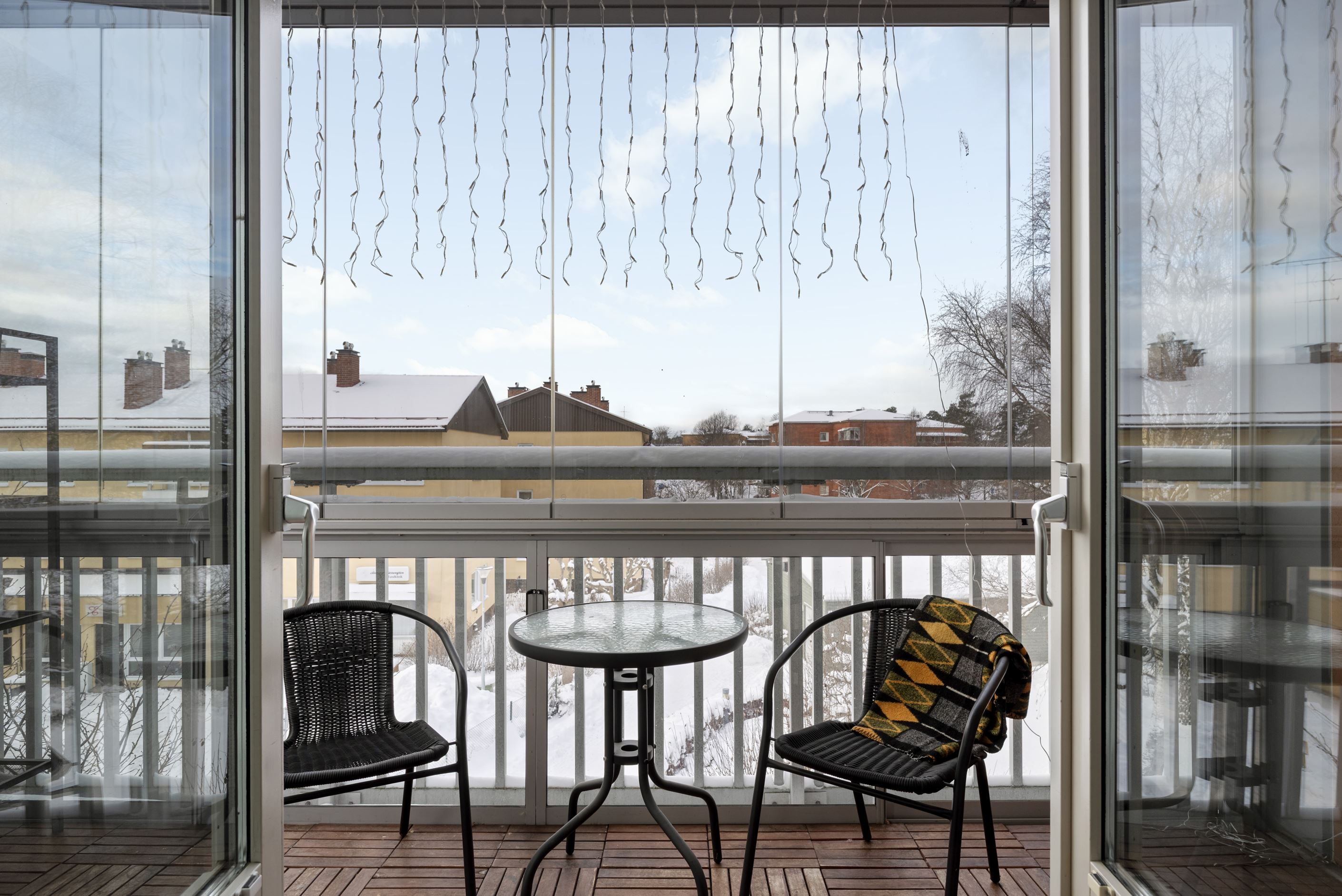 Inglasad balkong i S/V