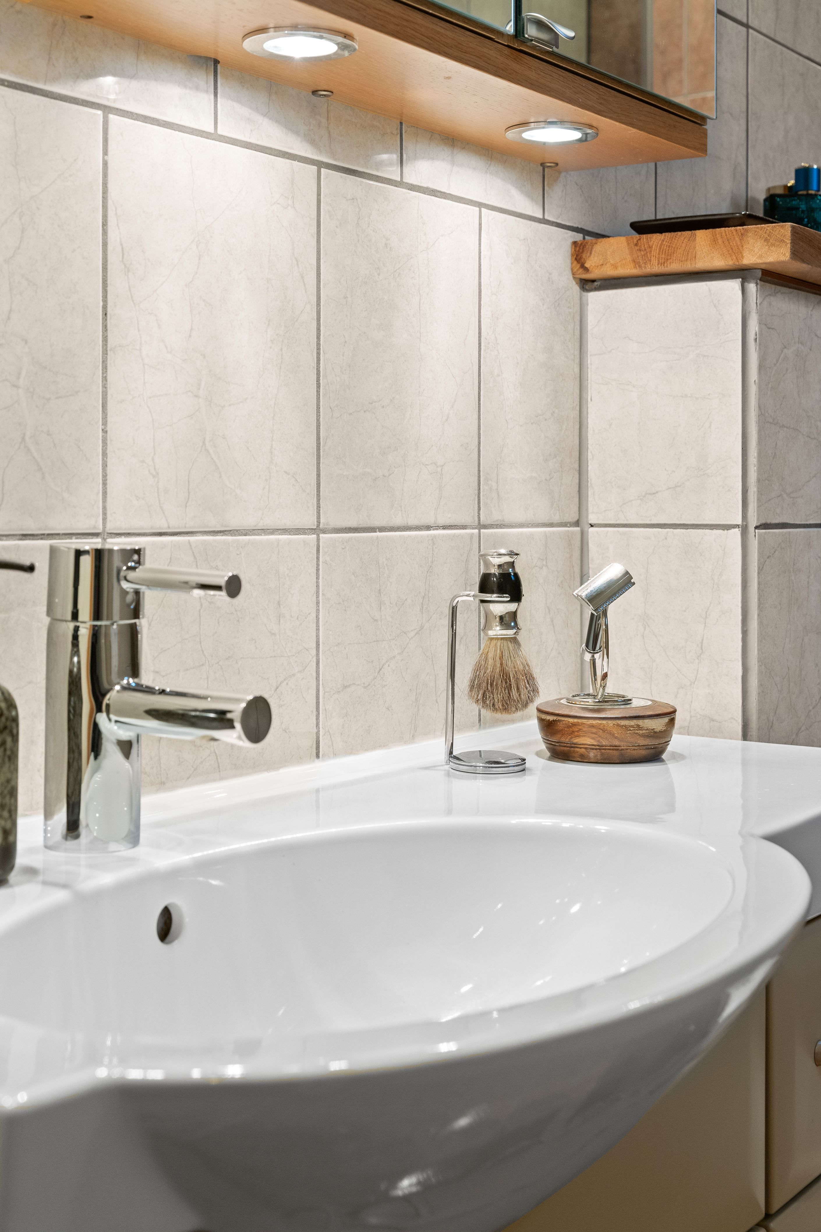 Detaljbild i duschrum