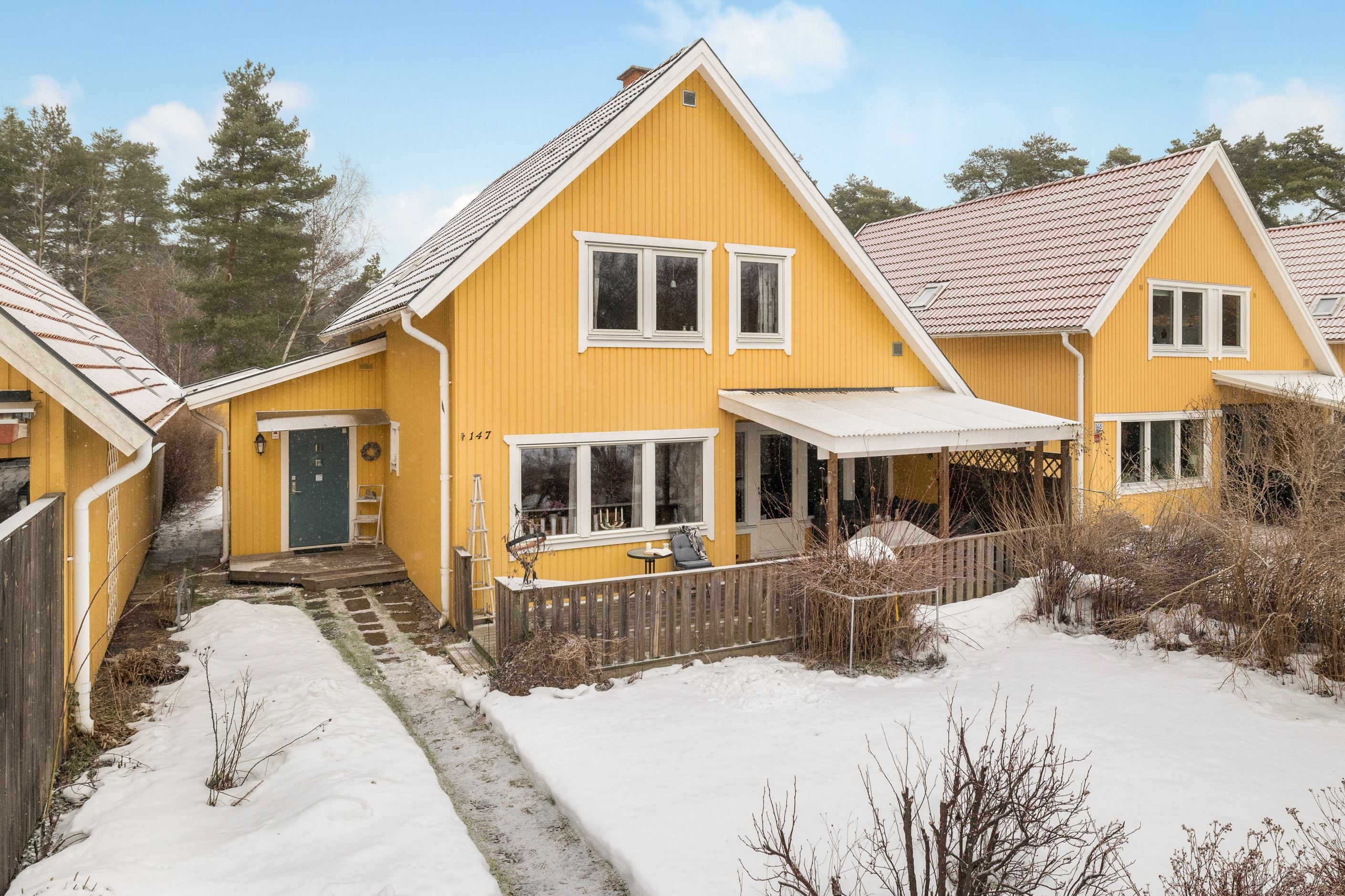 Framsida i söderläge