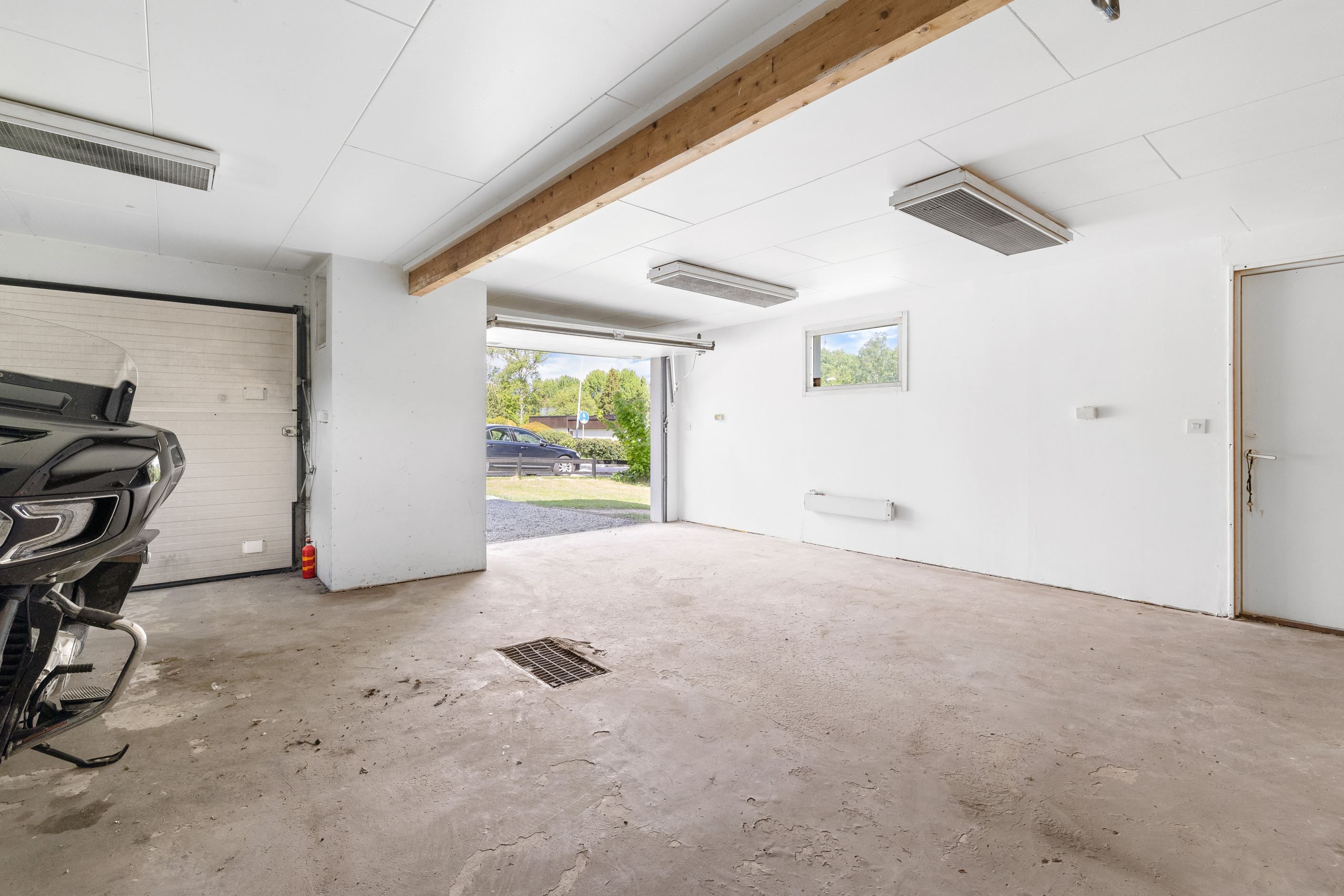 Stort dubbelgarage
