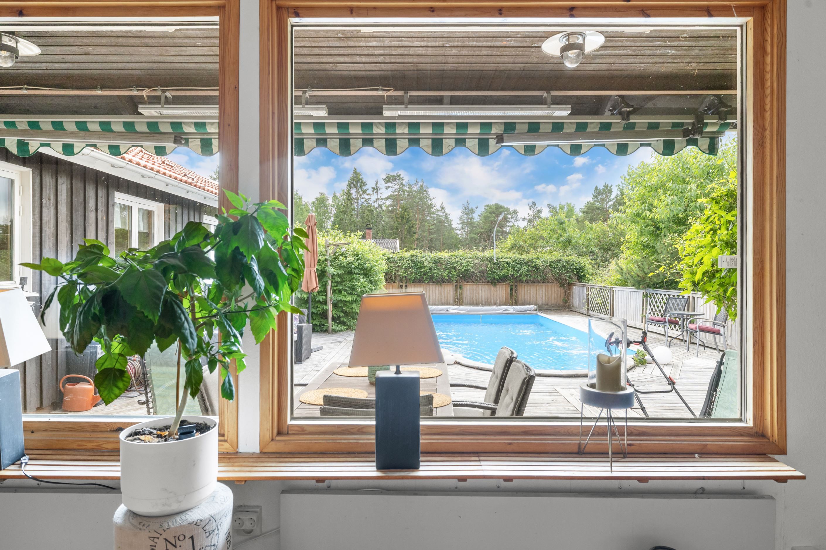 Utsikt från vardagsrum