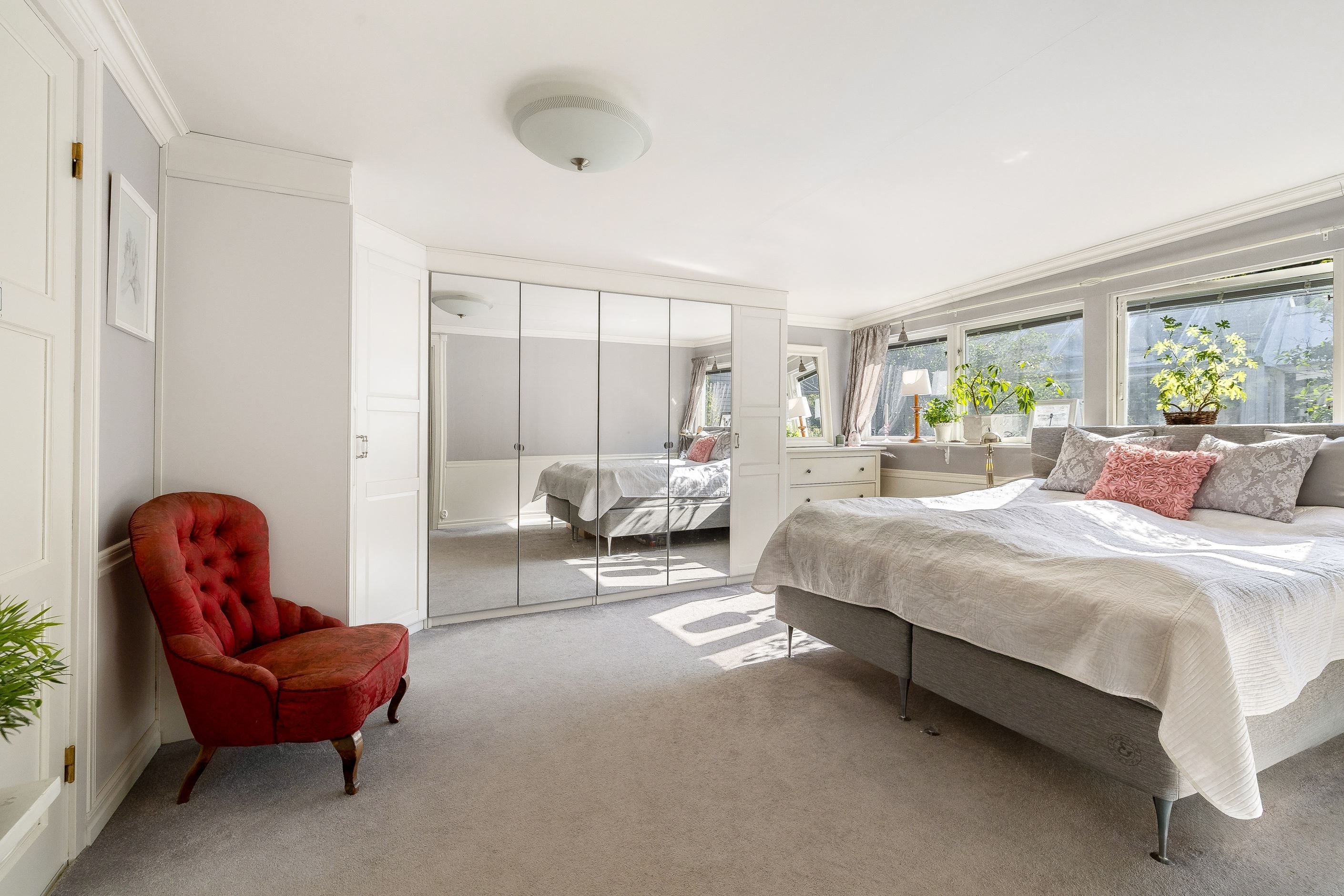 Master bedroom nedre plan