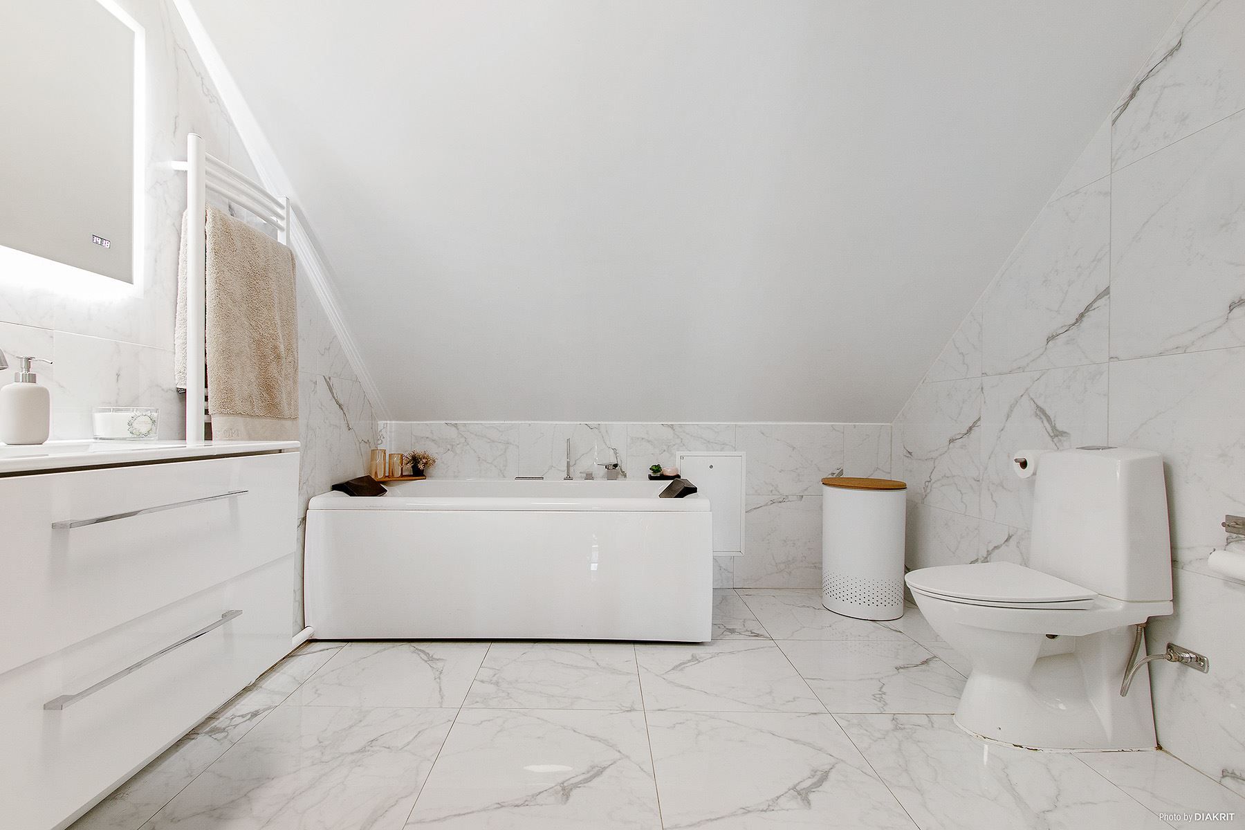 Badrum på övre plan