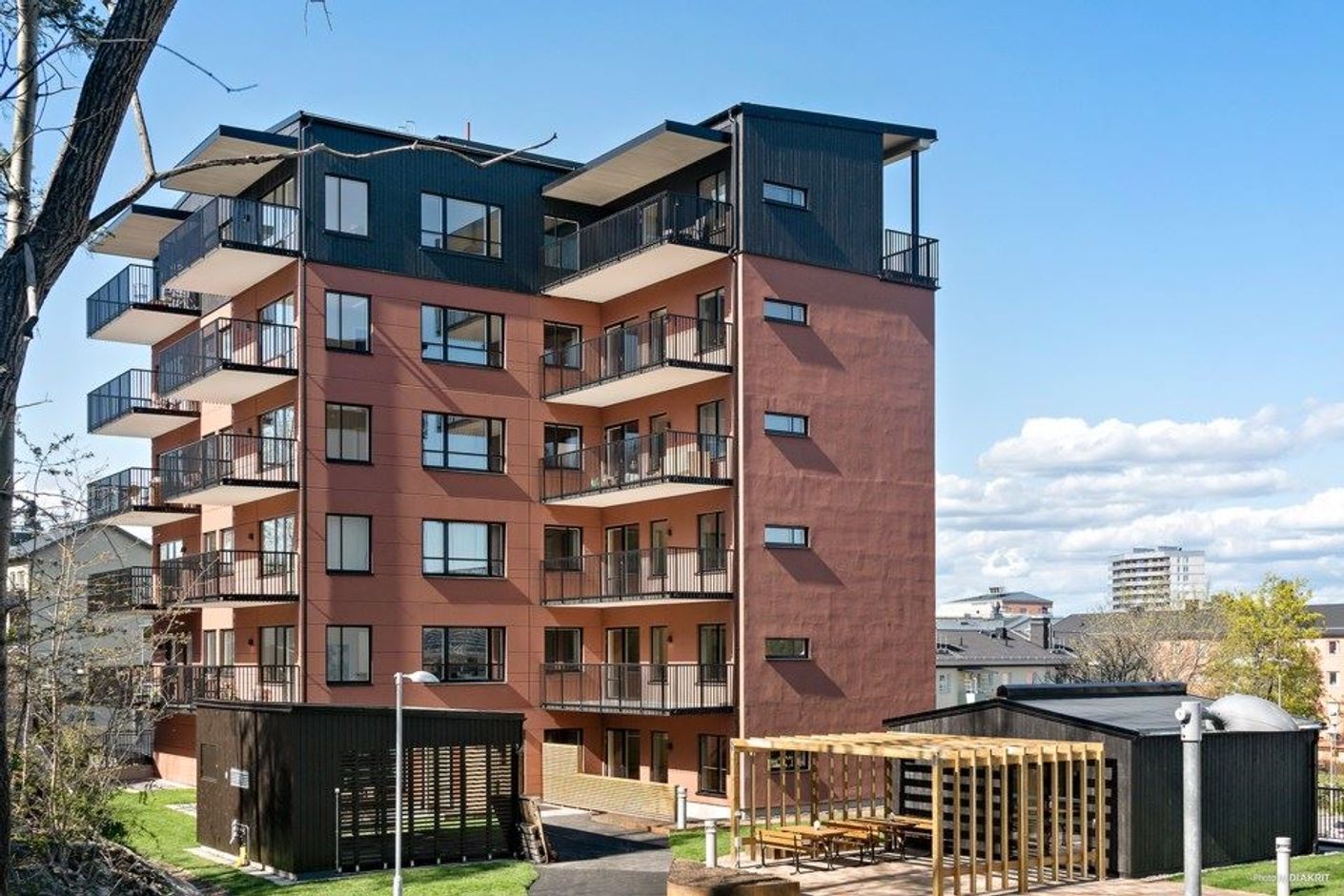 Föreningens fina innergård