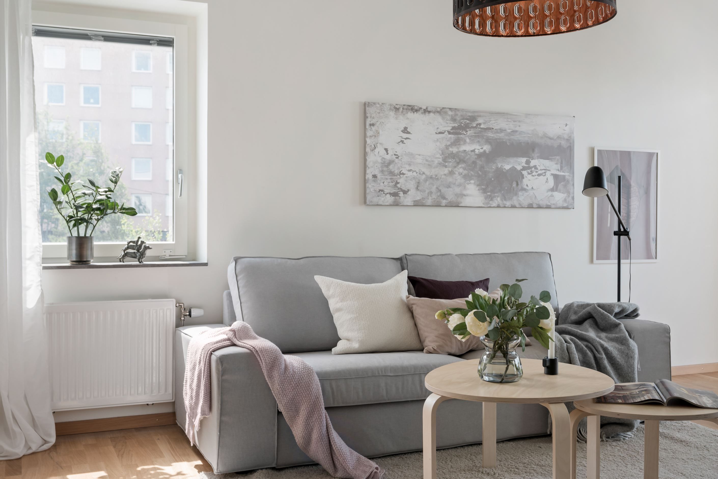 Härligt gavelfönster som tillför extra ljus