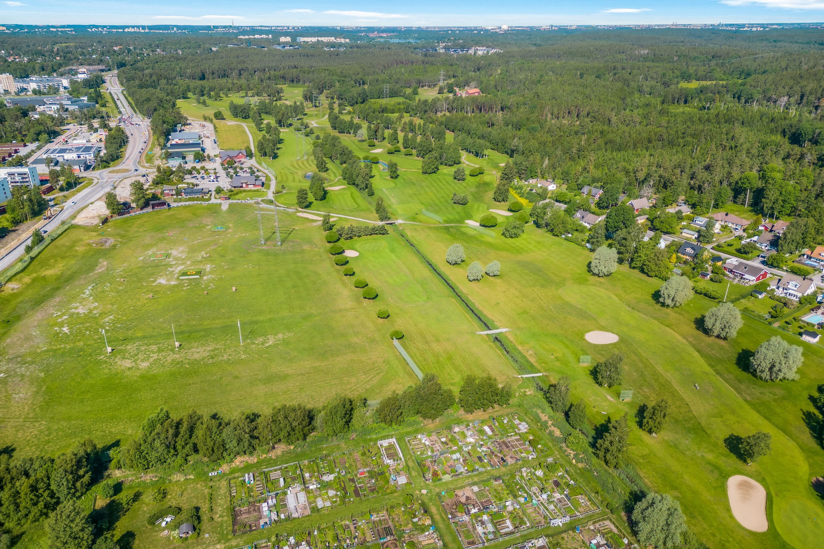 Golfbana i Tyresö centrum