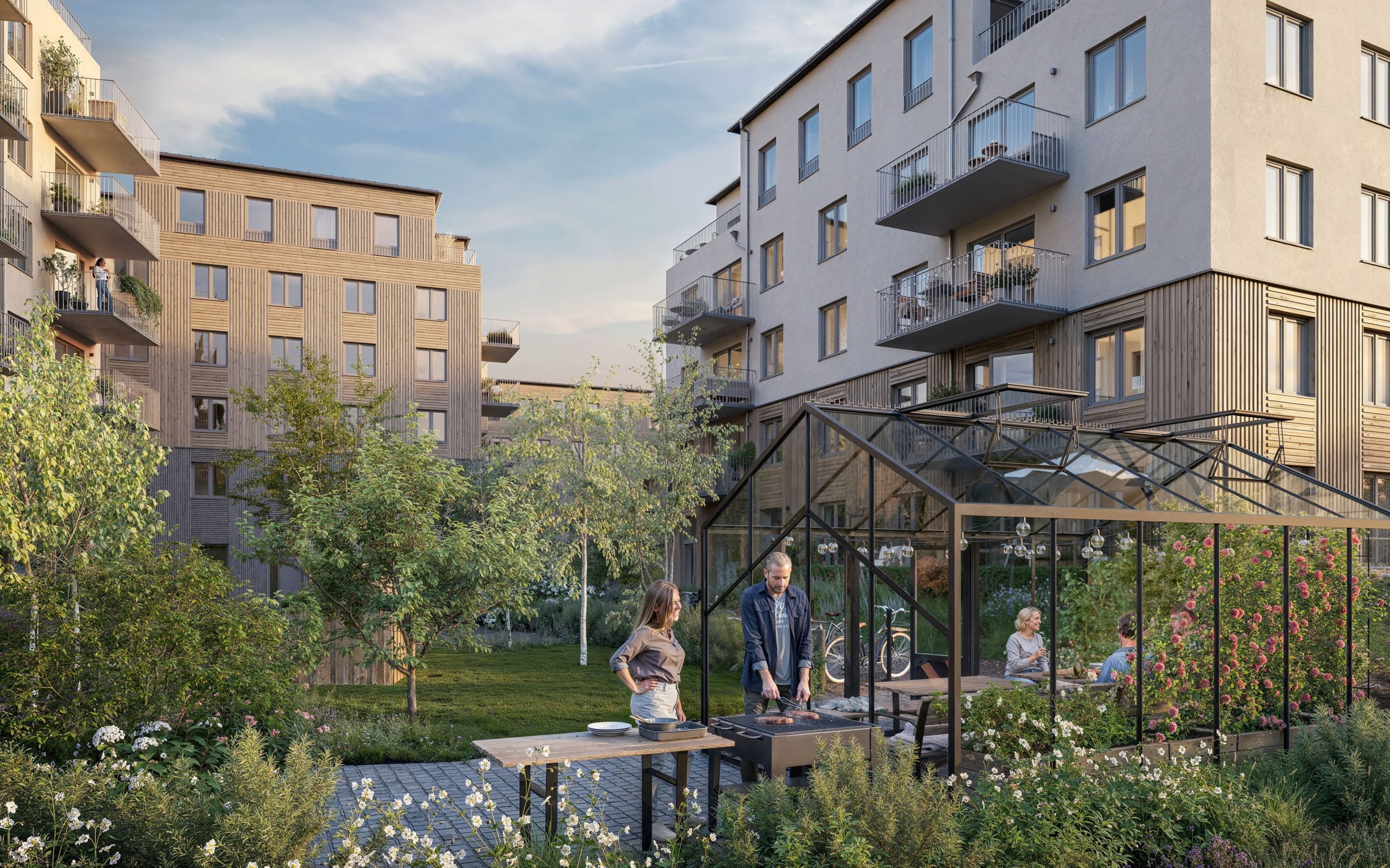 Grill o växthusbild