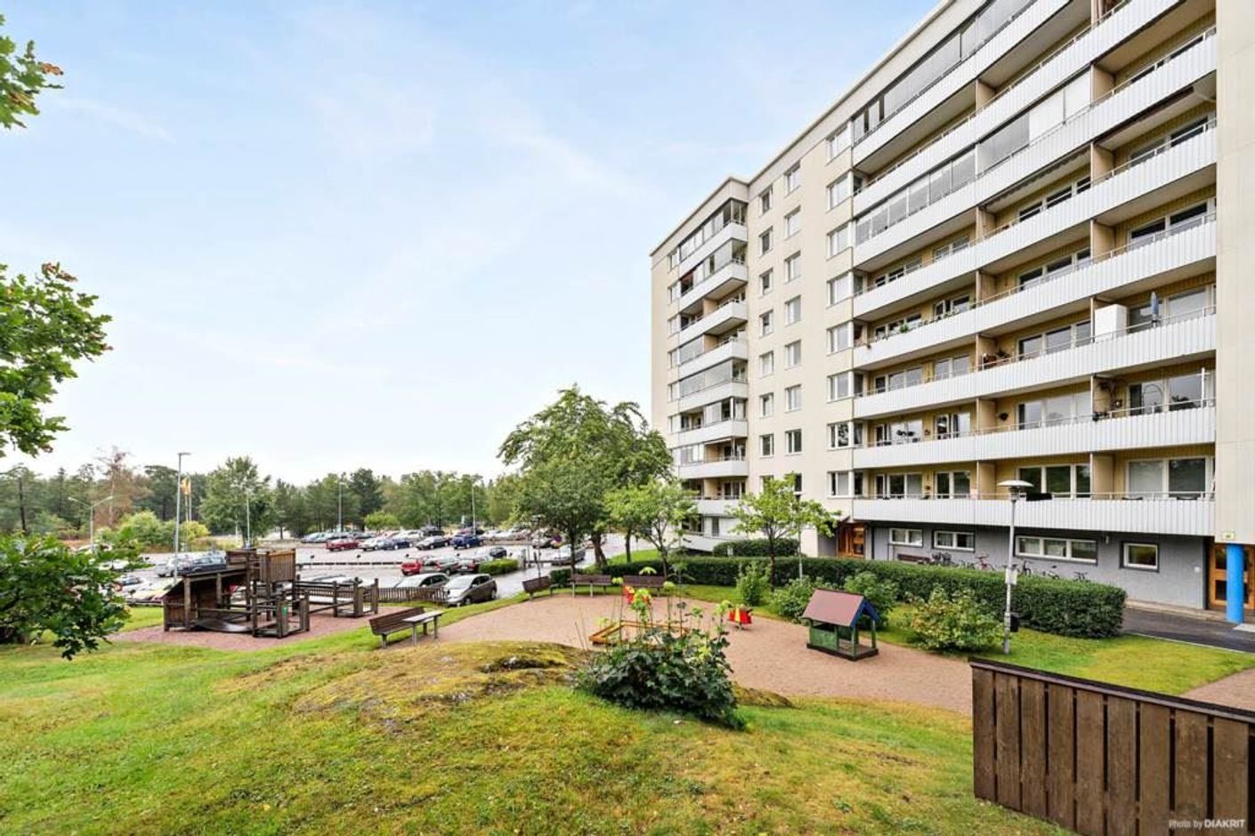 Fasad i sydvästläge