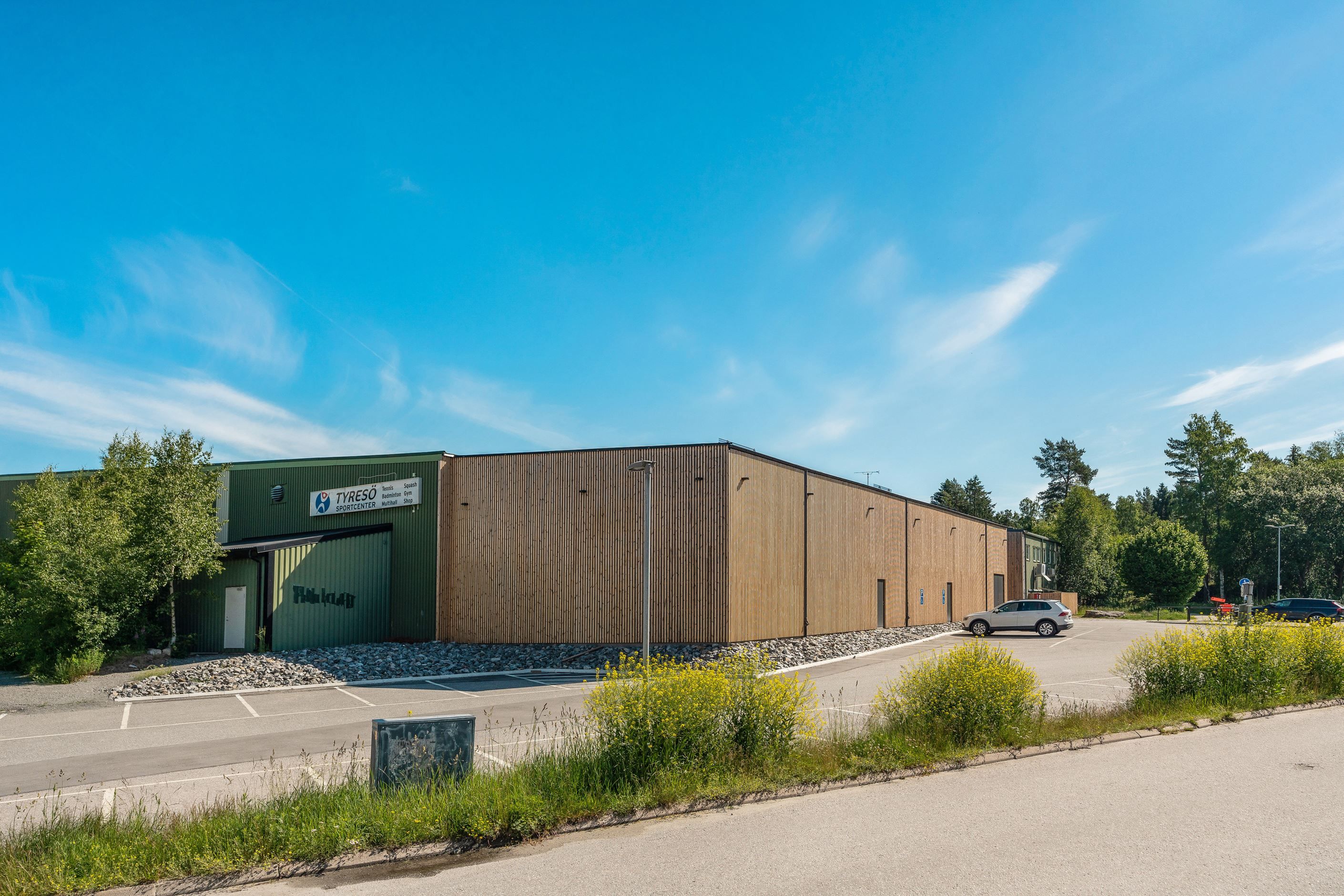 Rackethall vid Tyresö Centrum