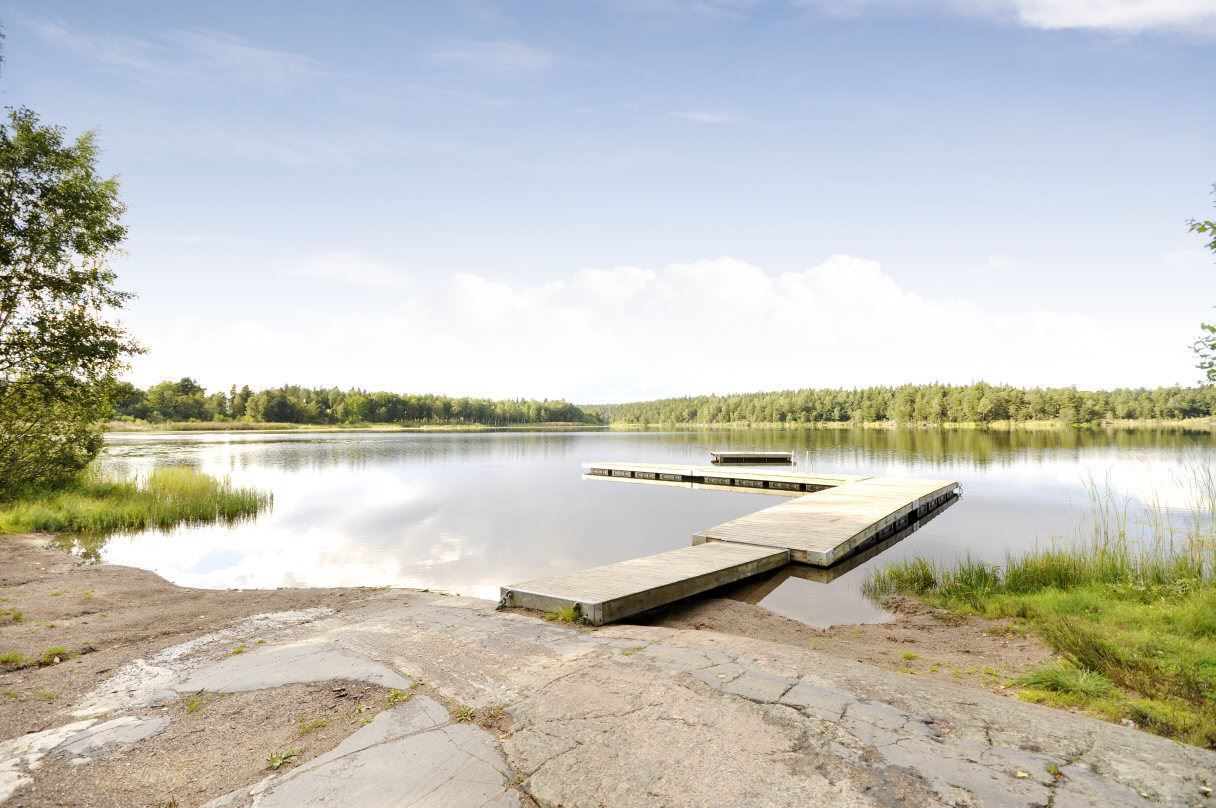 Bad vid Öringesjön