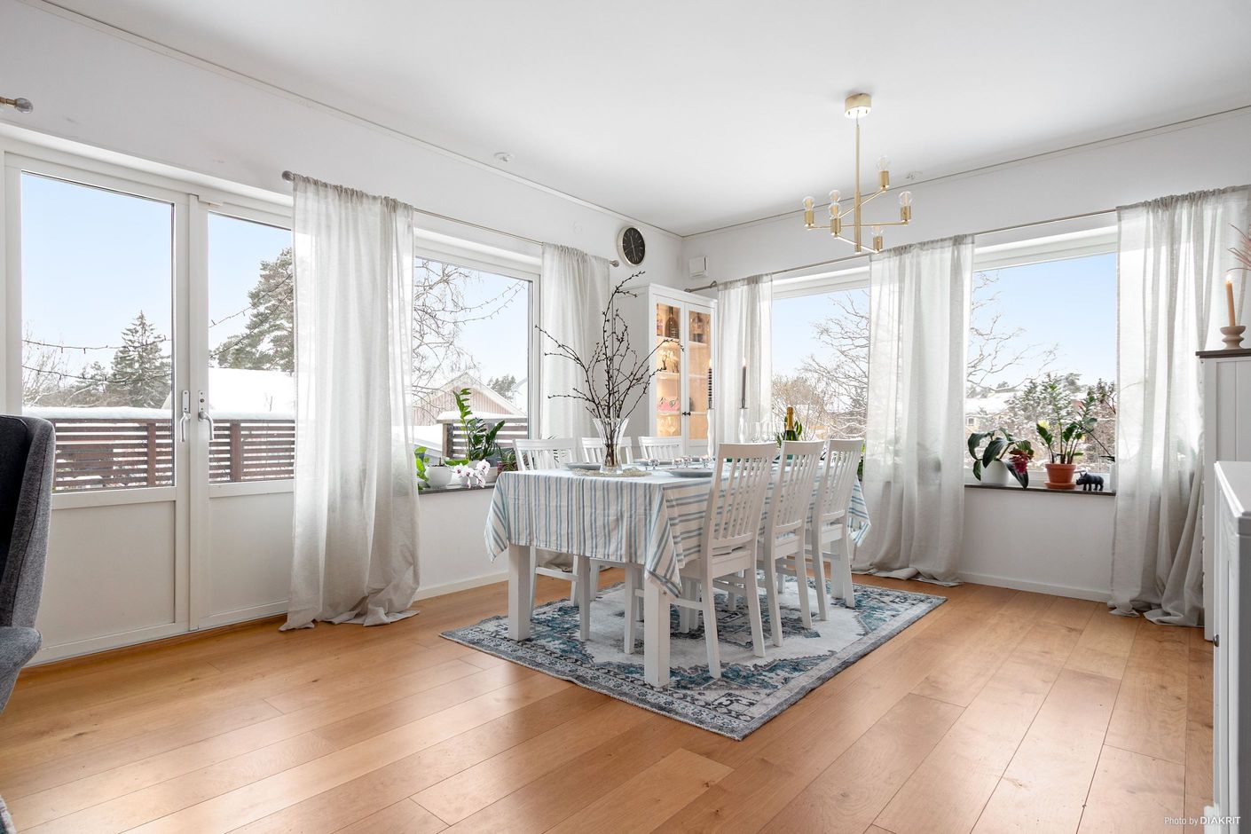 Matplats i anslutning till kök