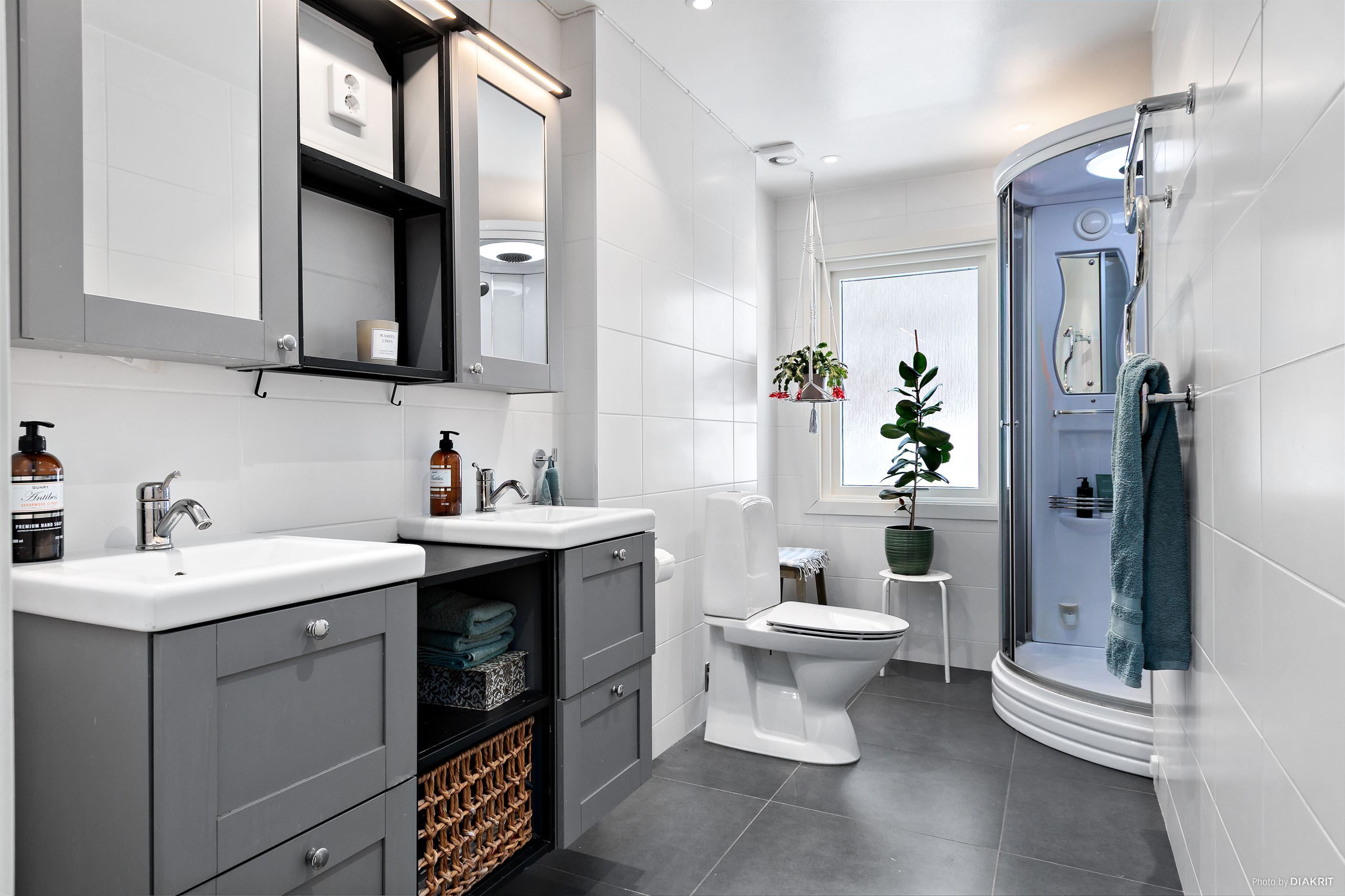 Badrum på entrévåning