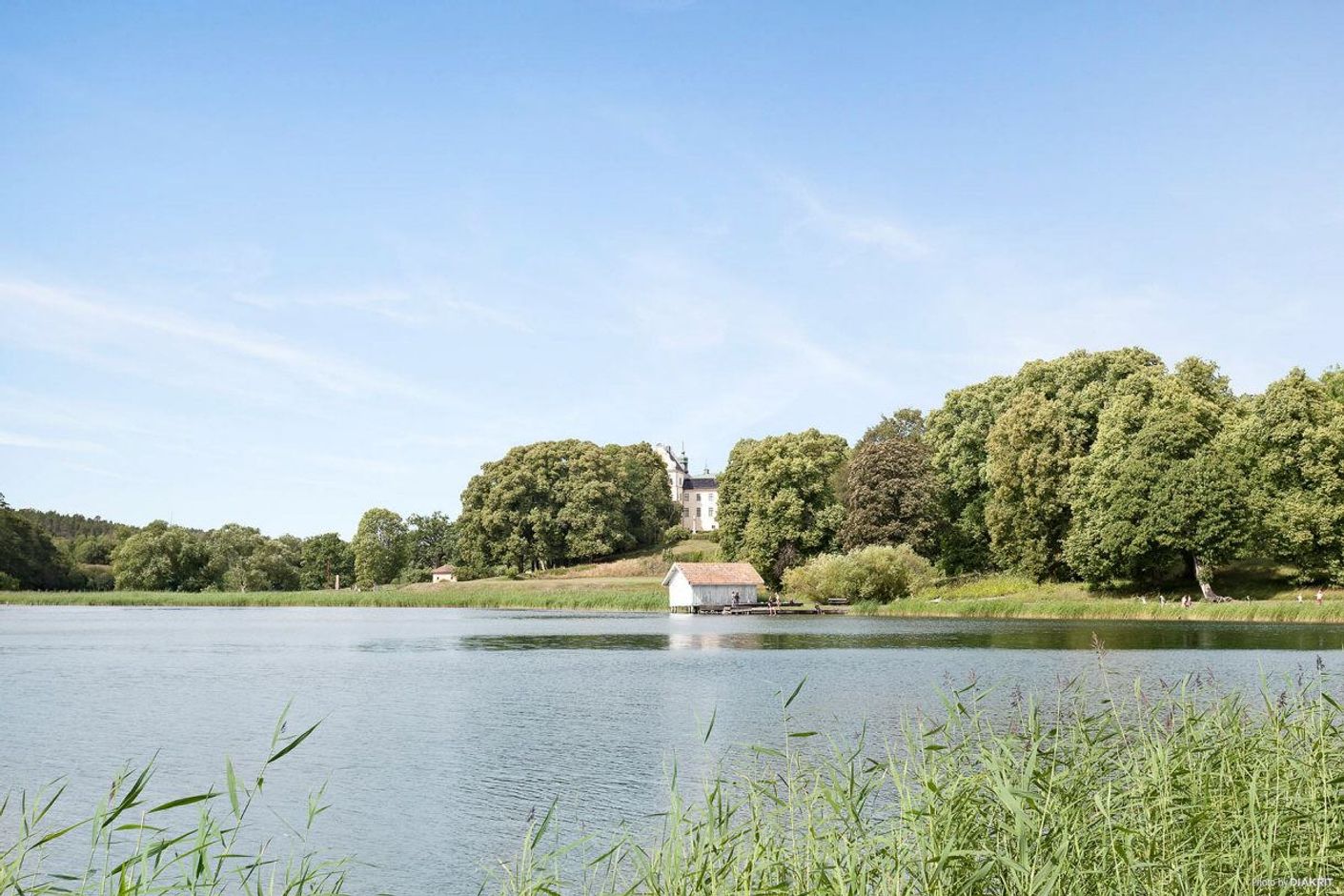 Vacker skärgårdsmiljö vid Tyresö Slott och Notholmen