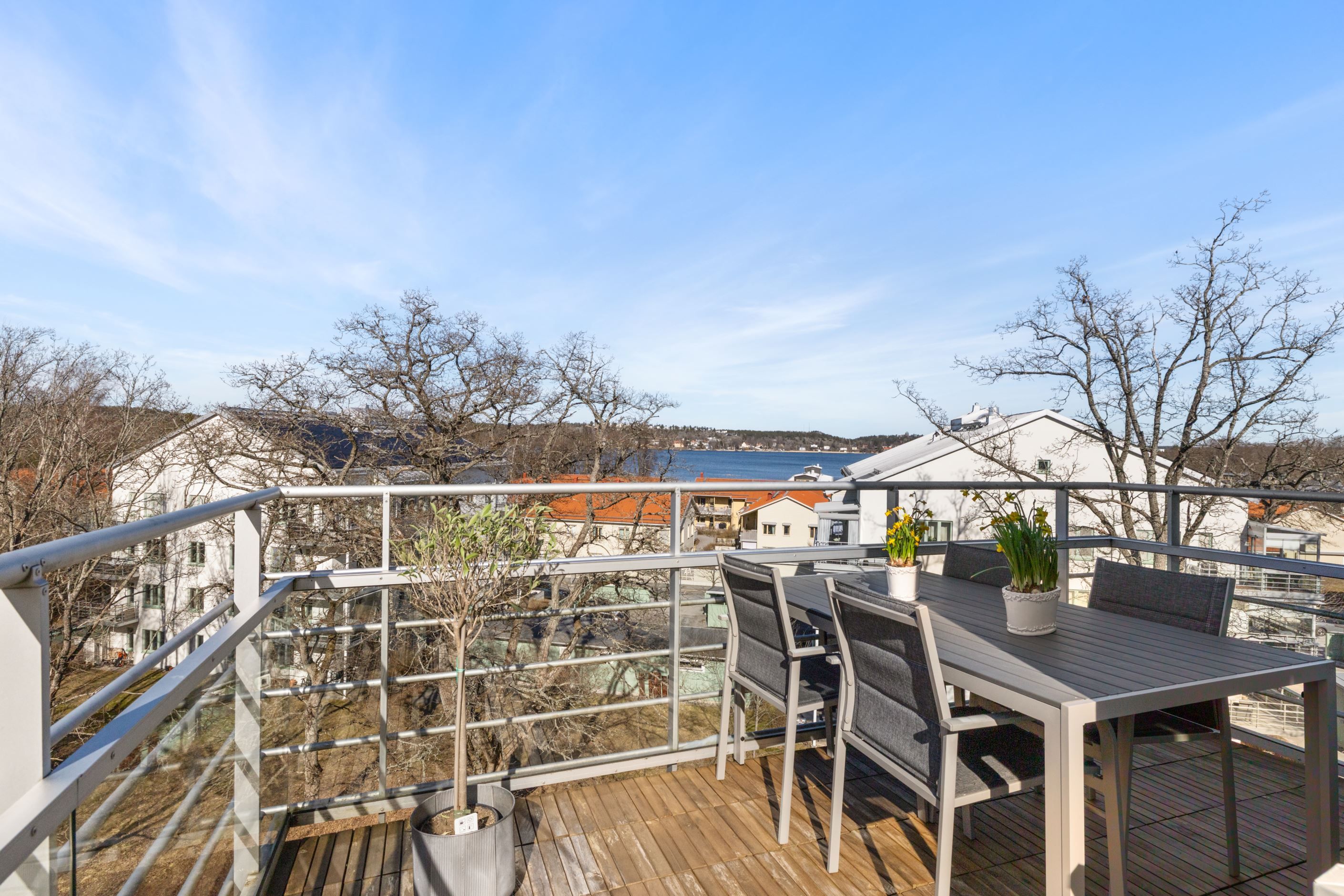 Balkong med utsikt