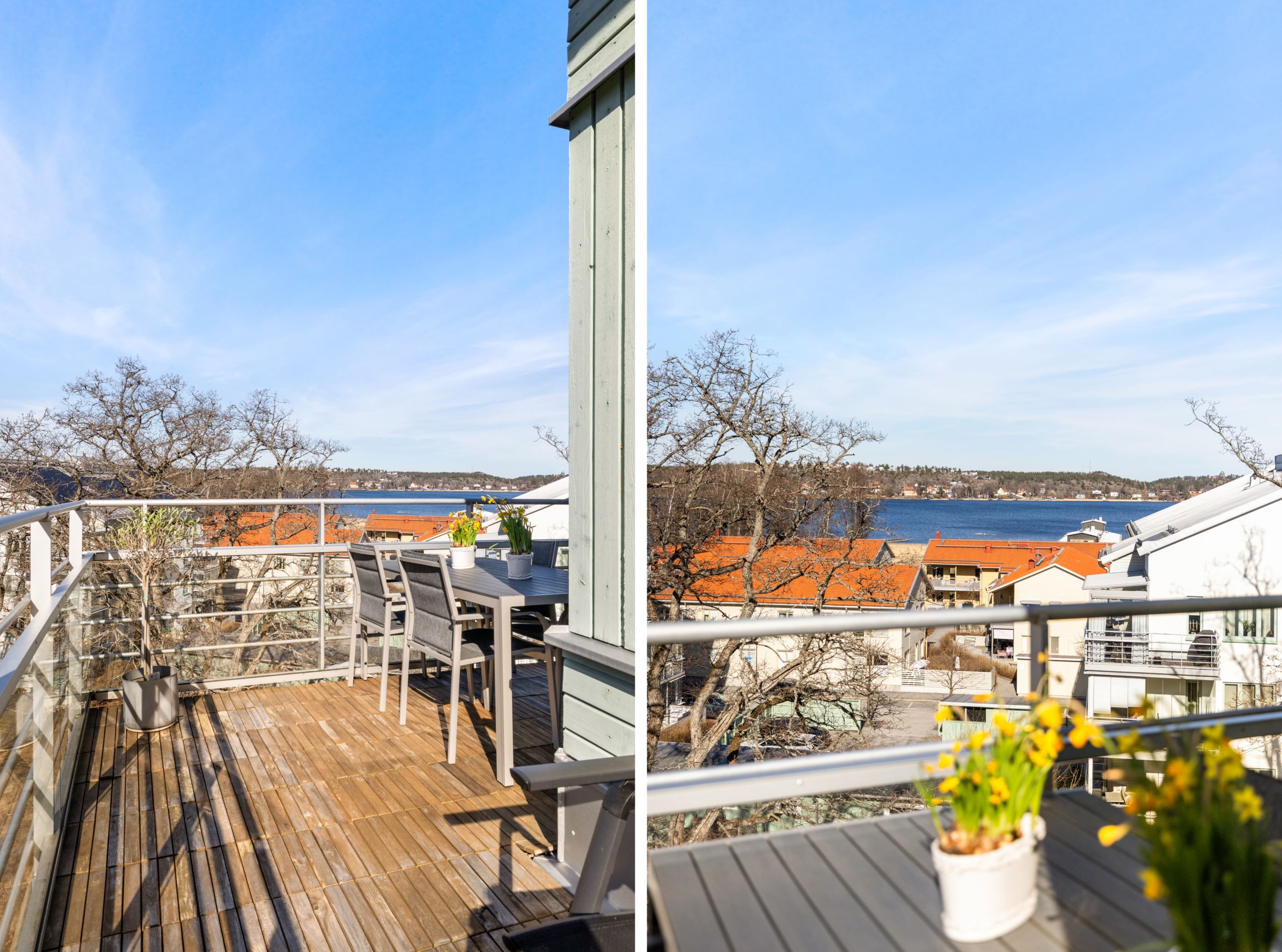 Balkong med utsikt
