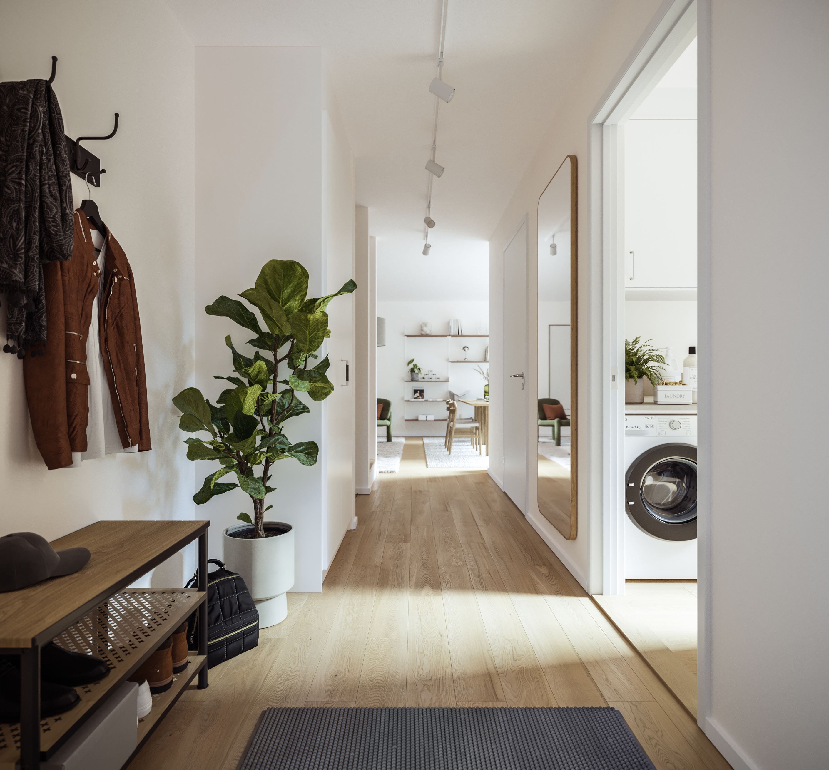 Hall (renderingsbild)