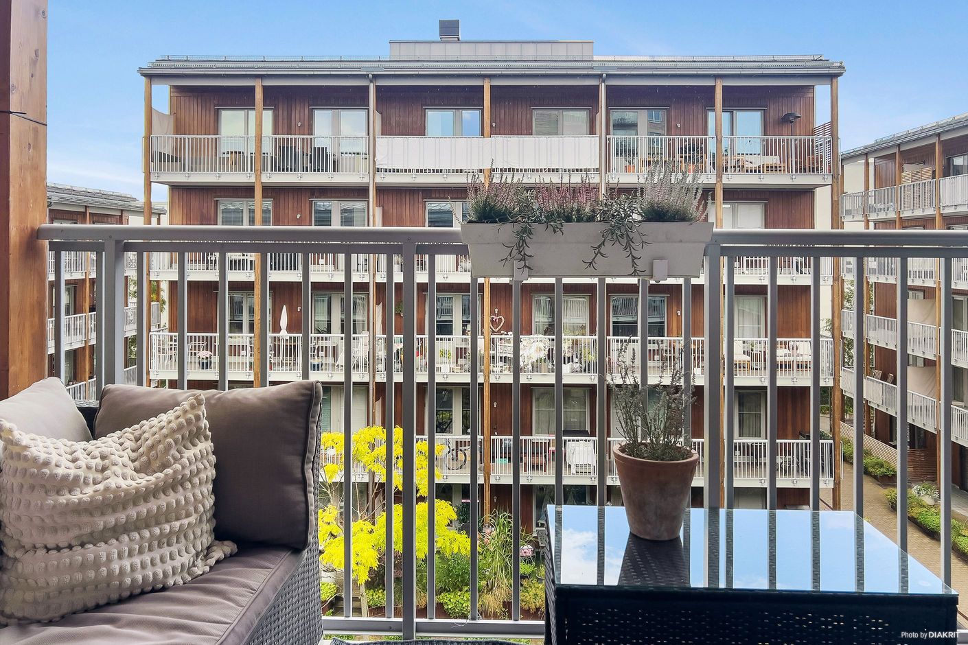 Balkong med utsikt
