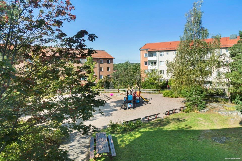 Vy över innergård