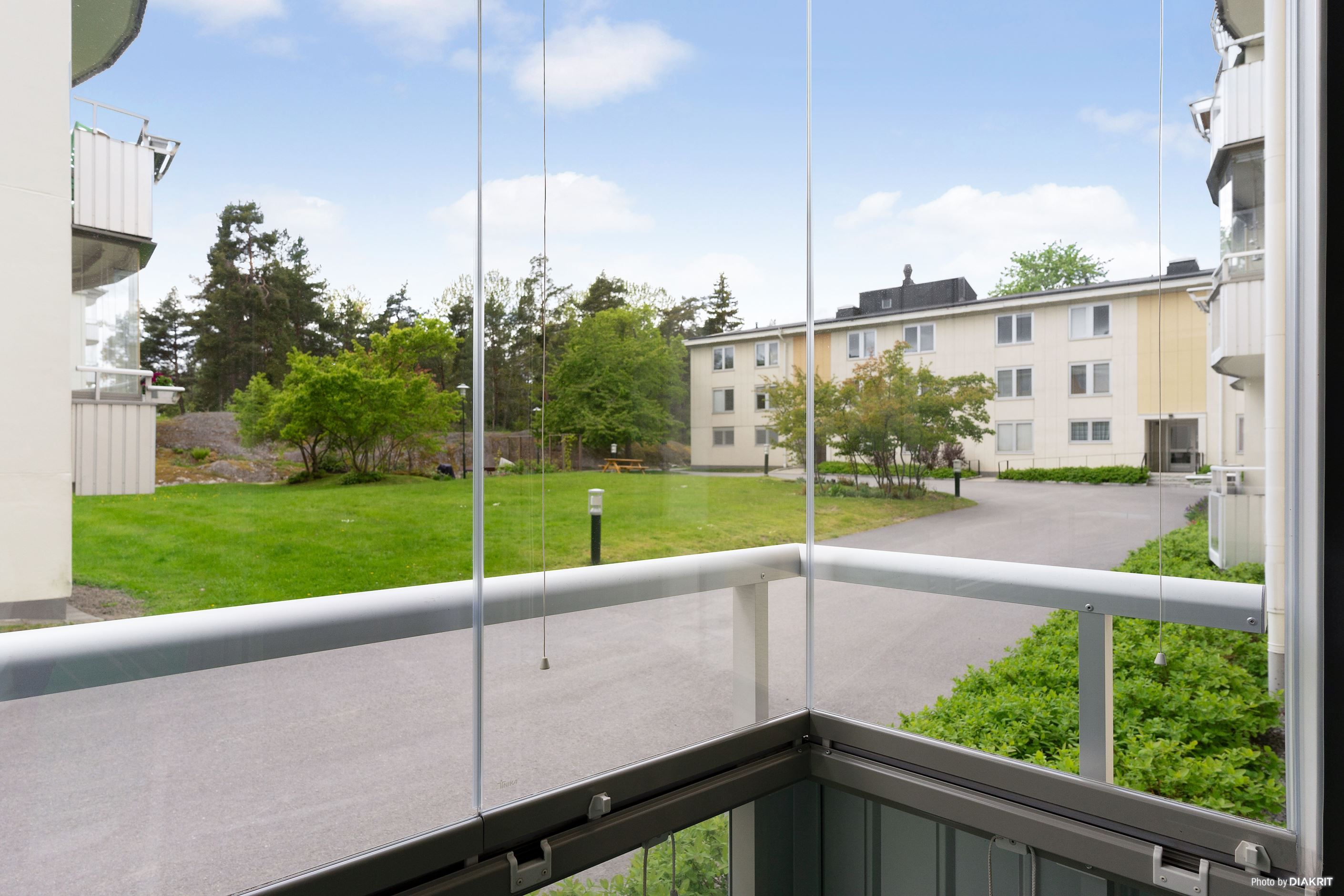 Utsikt från balkongen