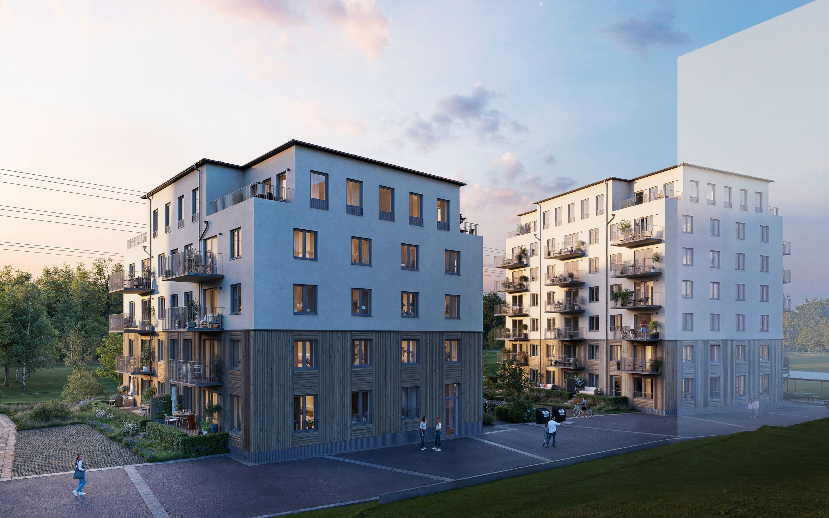 Hus 2 o 3 från sydväst