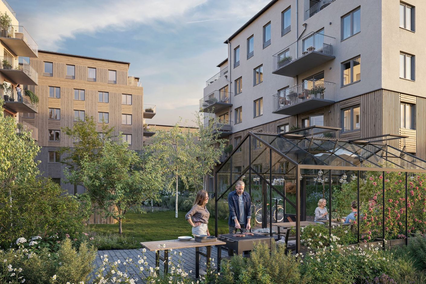 Grill o växthusbild