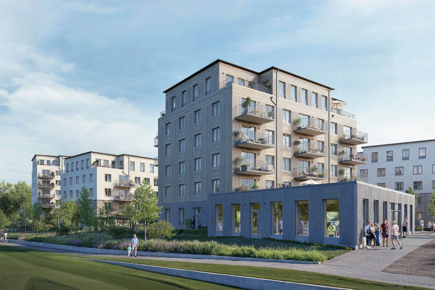 Hus 1 från nordväst