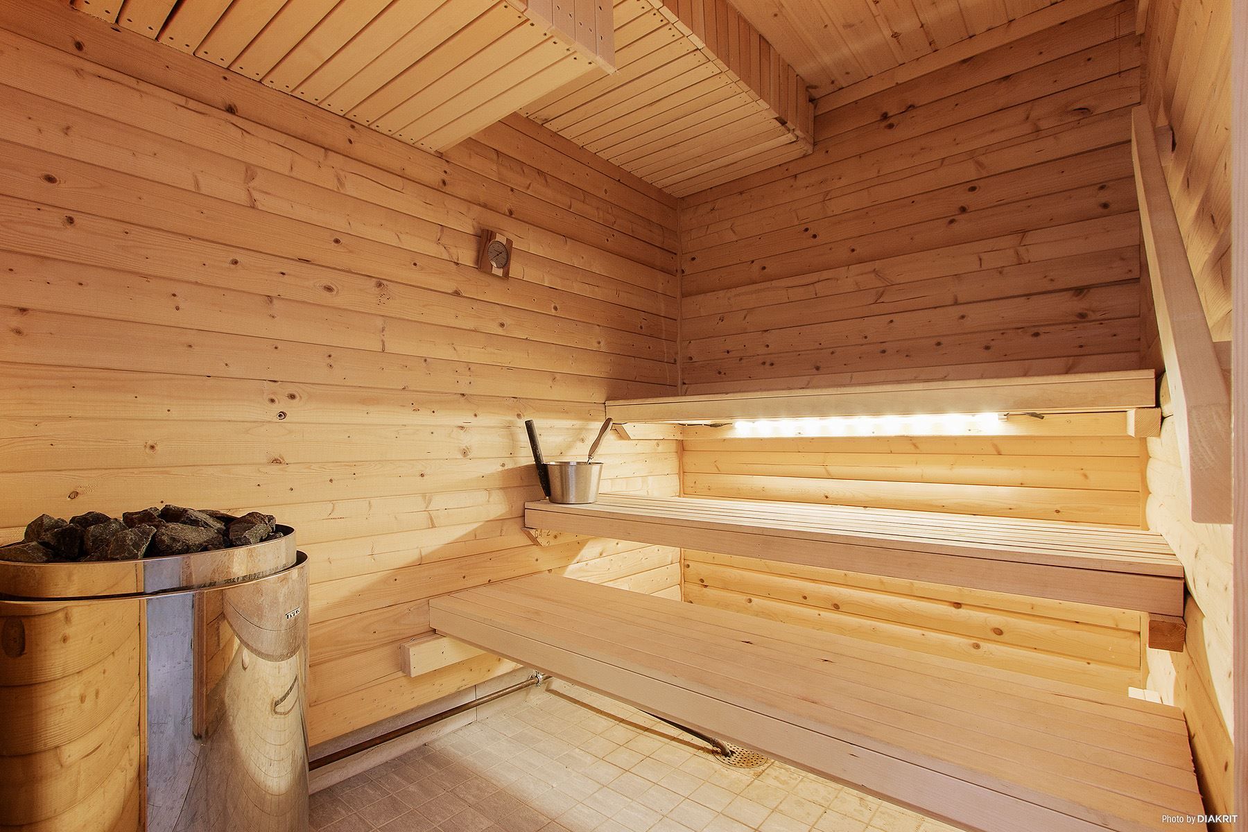 Bastu vid poolområde