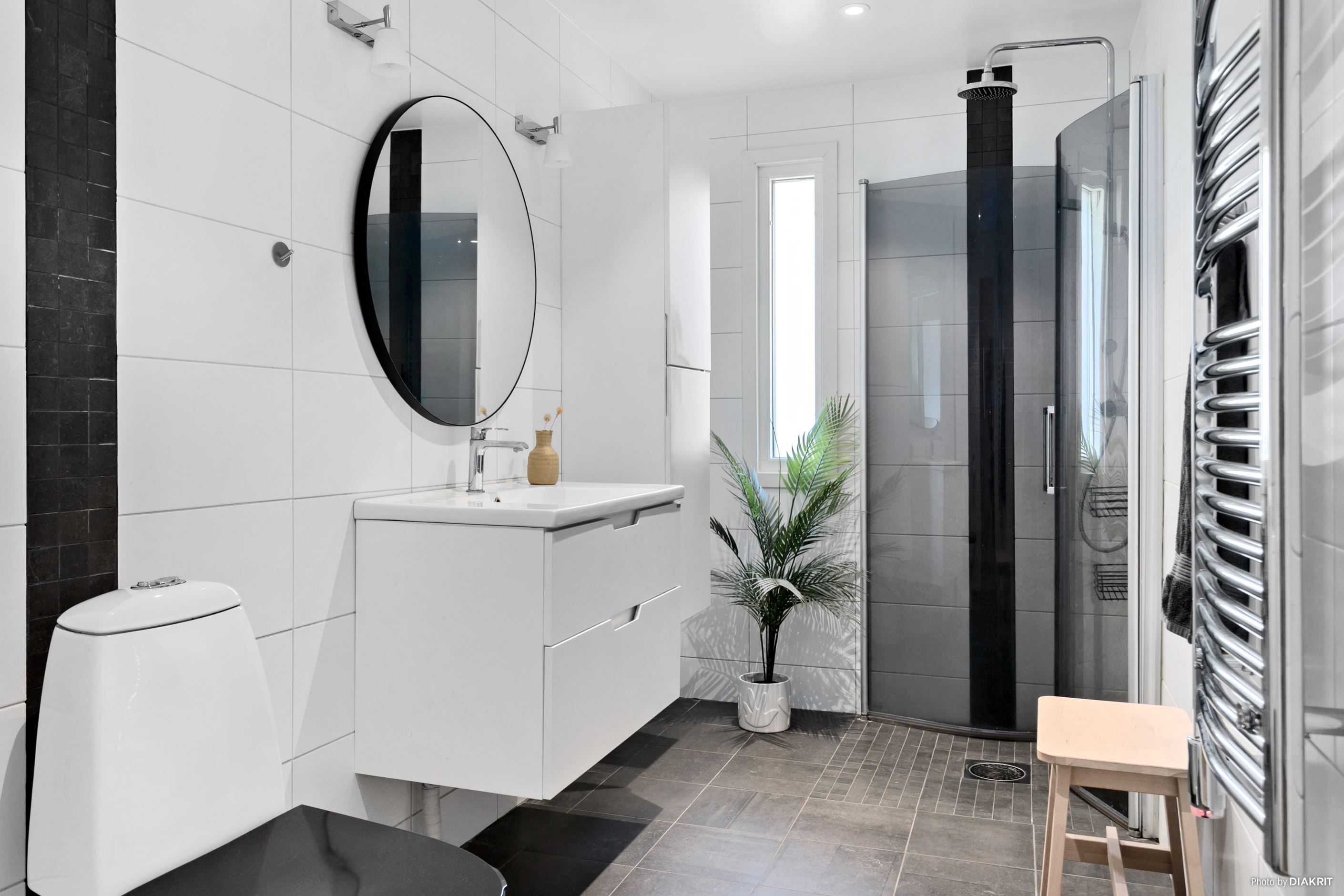 Dusch/wc nedre plan