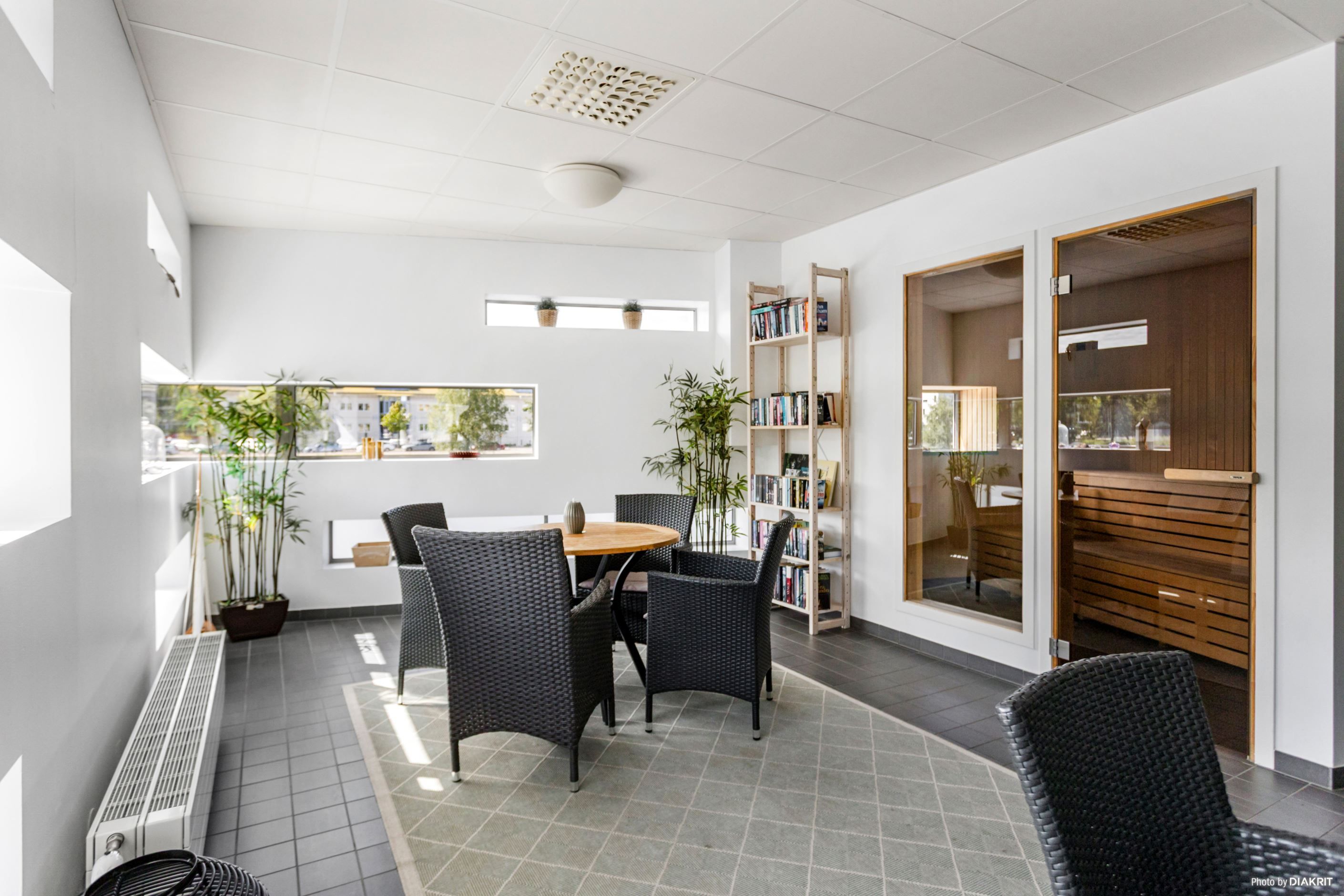 Loungeavdelning vid föreningens relaxavdelning
