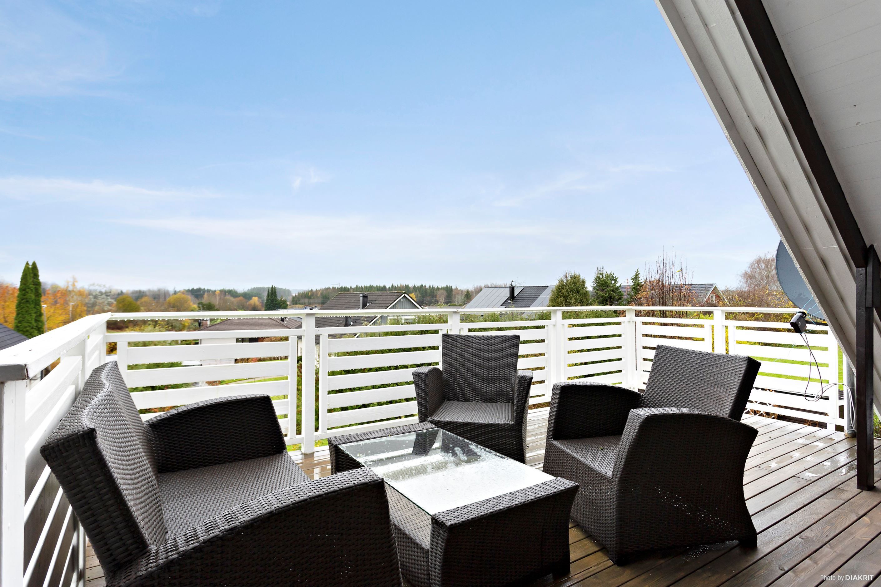 Balkong med utsikt