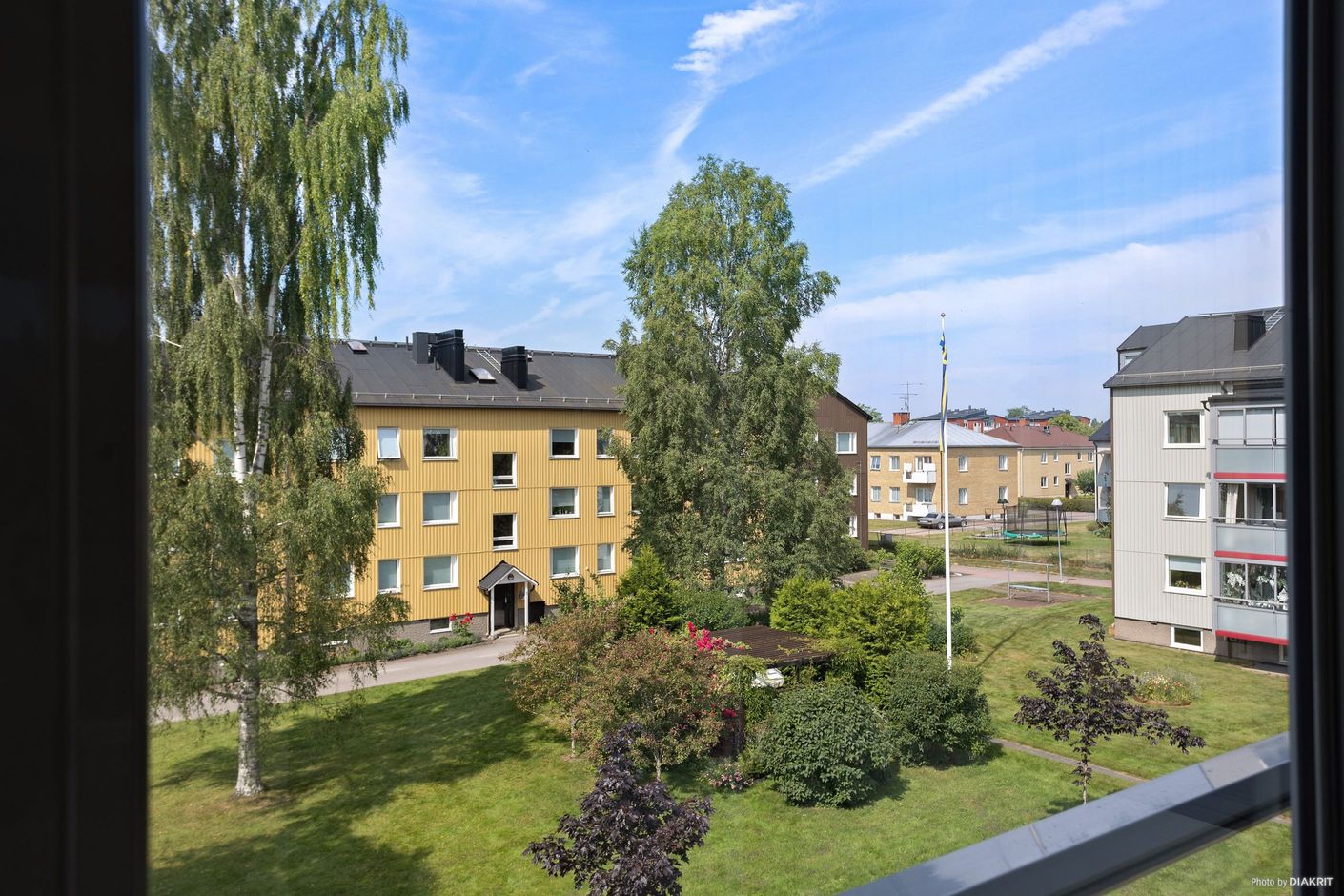 Utsikt från balkong