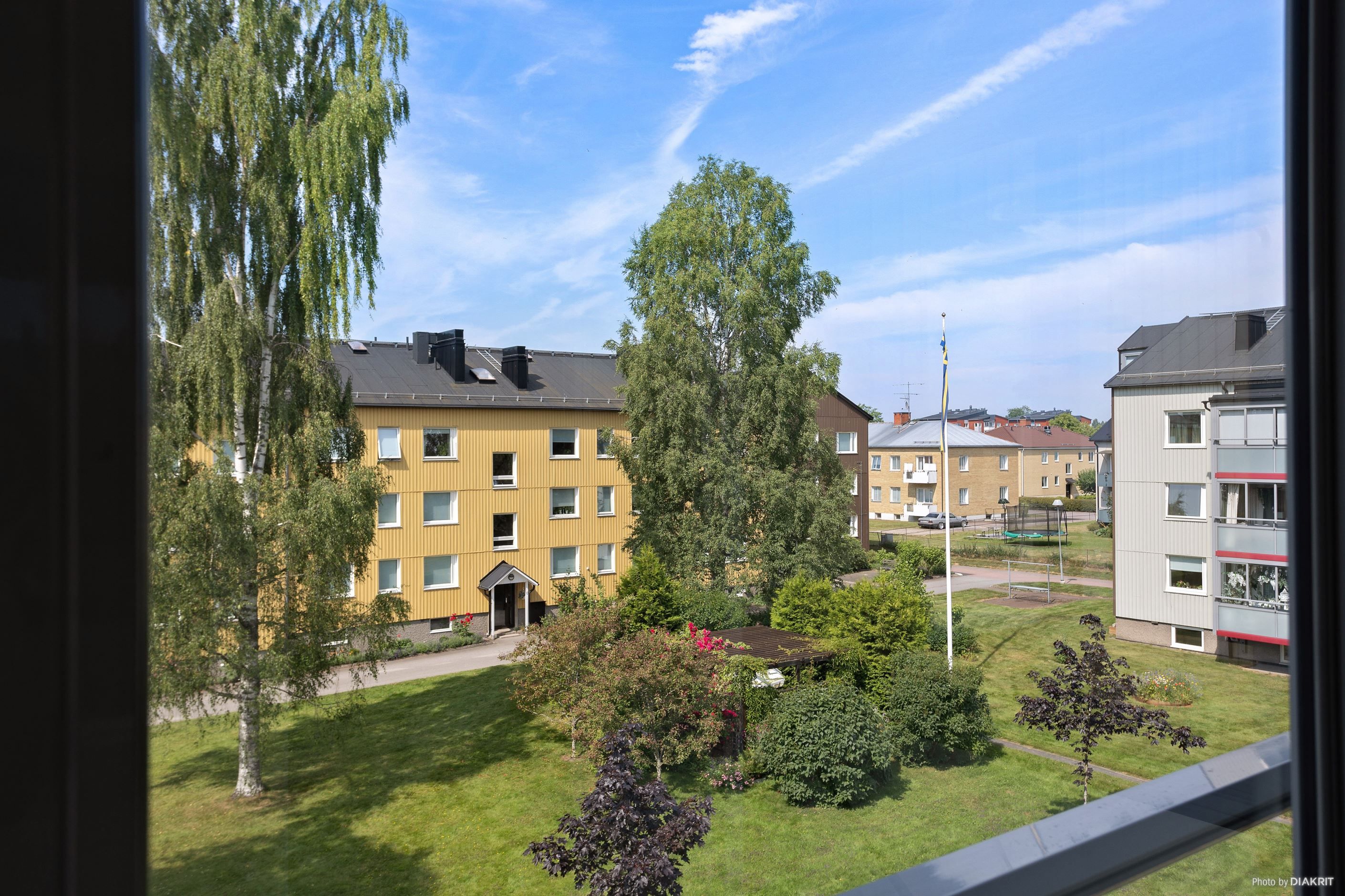 Utsikt från balkong